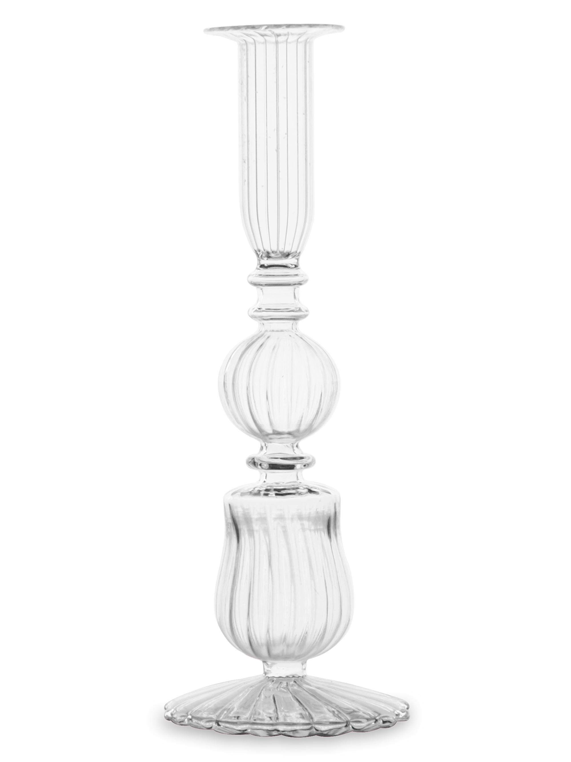 Beatriz Ball Cambridge Sophia 2-Piece Candlestick Holder Set - Clear