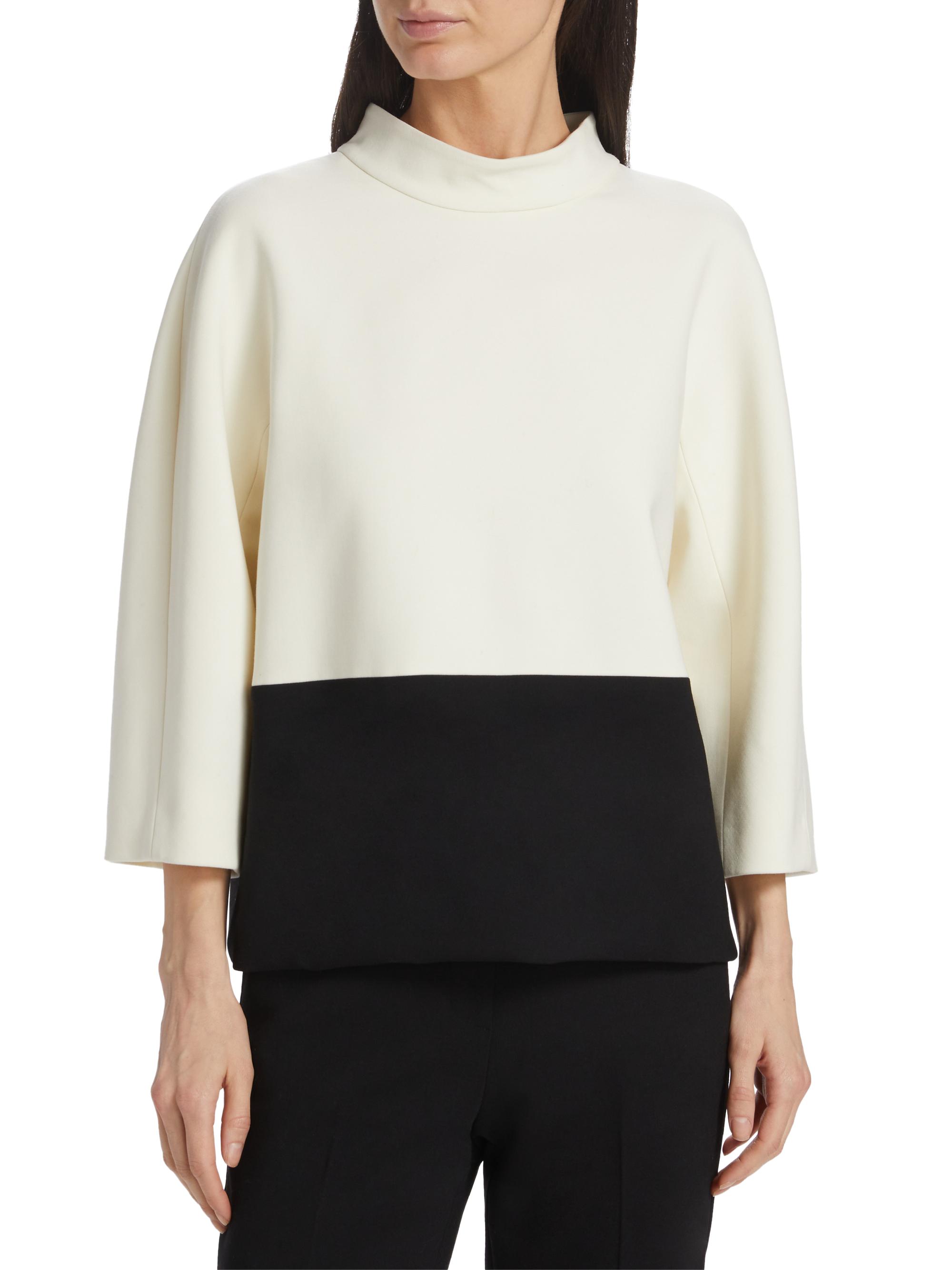 Max Mara Curacao Colorblocked Top | Saks Fifth Avenue