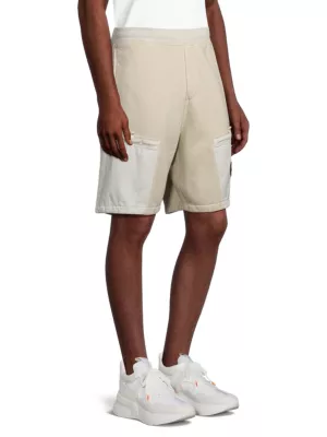 Shop Stone Island Mixed Media Shorts | Saks Fifth Avenue