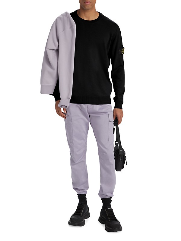 Shop Stone Island Wool Crewneck Sweater | Saks Fifth Avenue Shop Stone Island Wool Crewneck Sweater | Saks Fifth Avenue