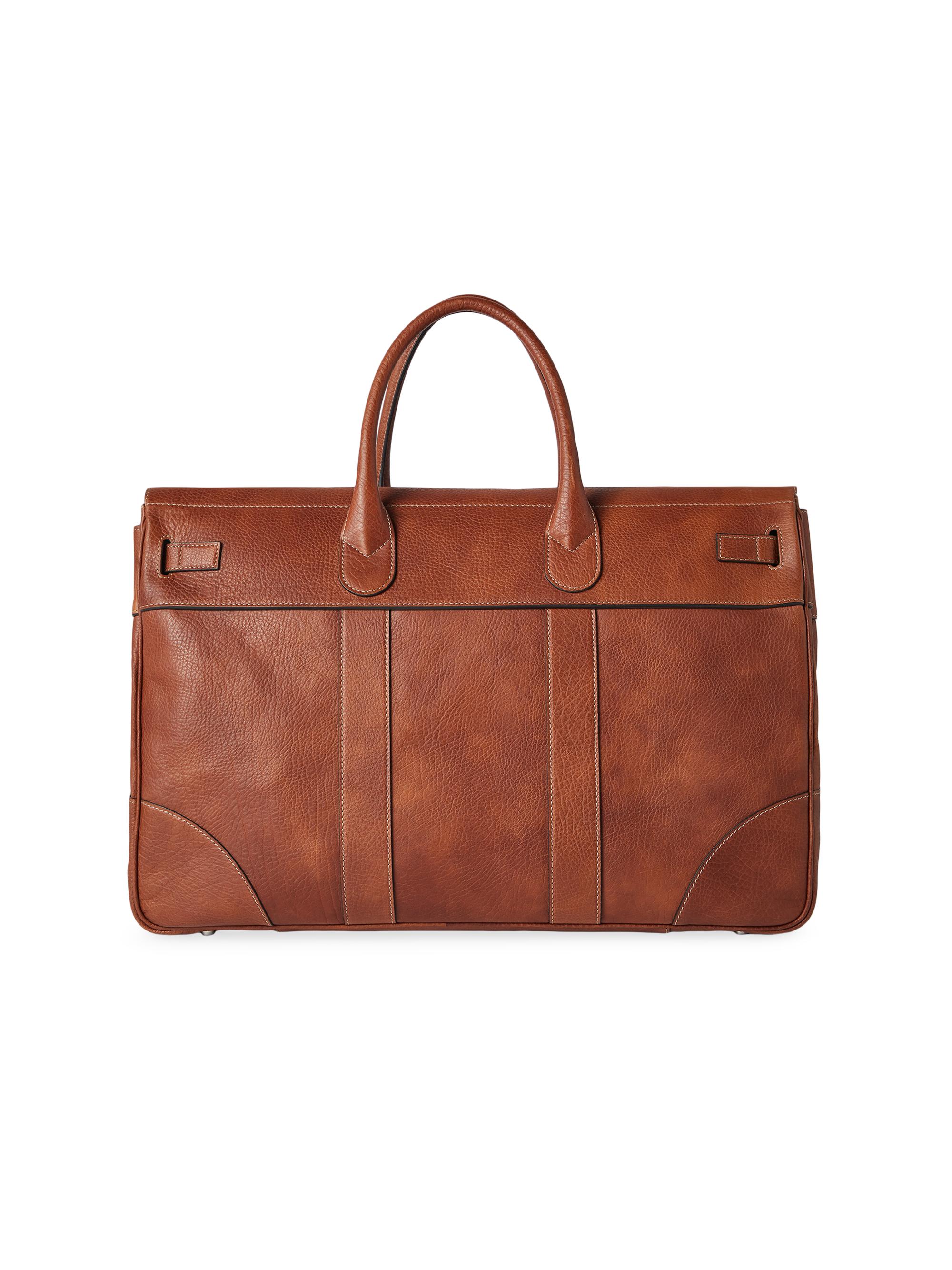 Brunello Cucinelli Grained calfskin Country Weekender bag | Saks