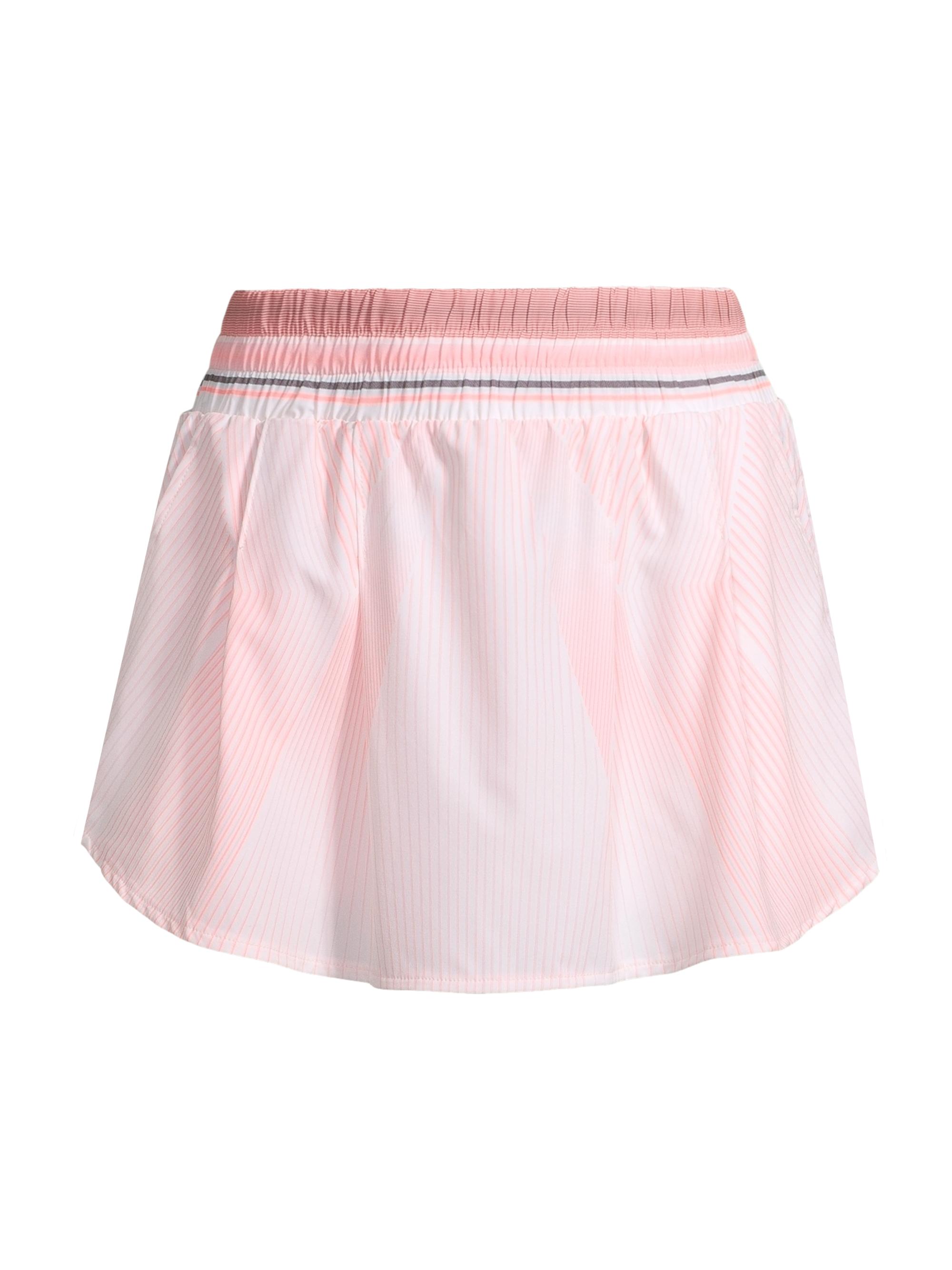 K-Swiss Women's Flamingo + Cream Accelerate Miniskirt - Pink Multi