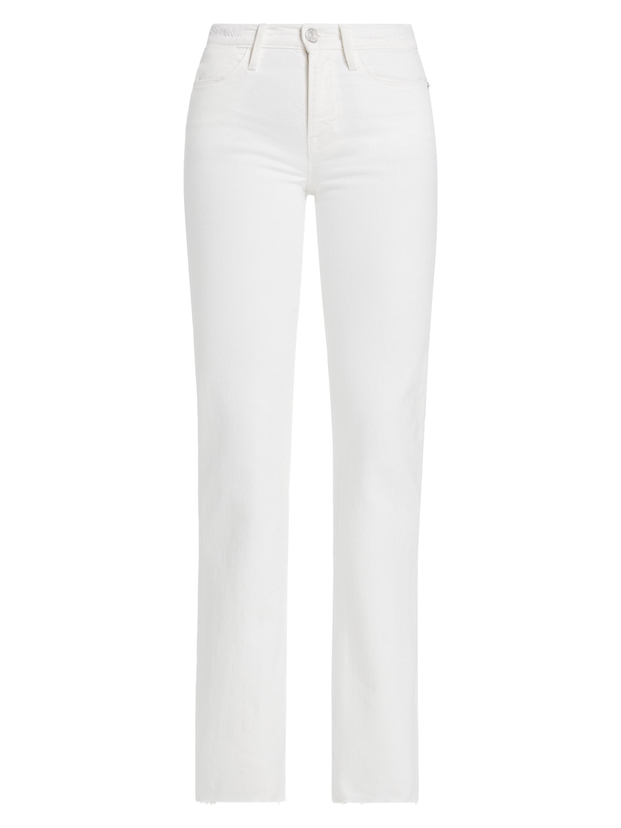 Frame Women's Le Easy Flare Mid-Rise Jeans - Au Natural Chew