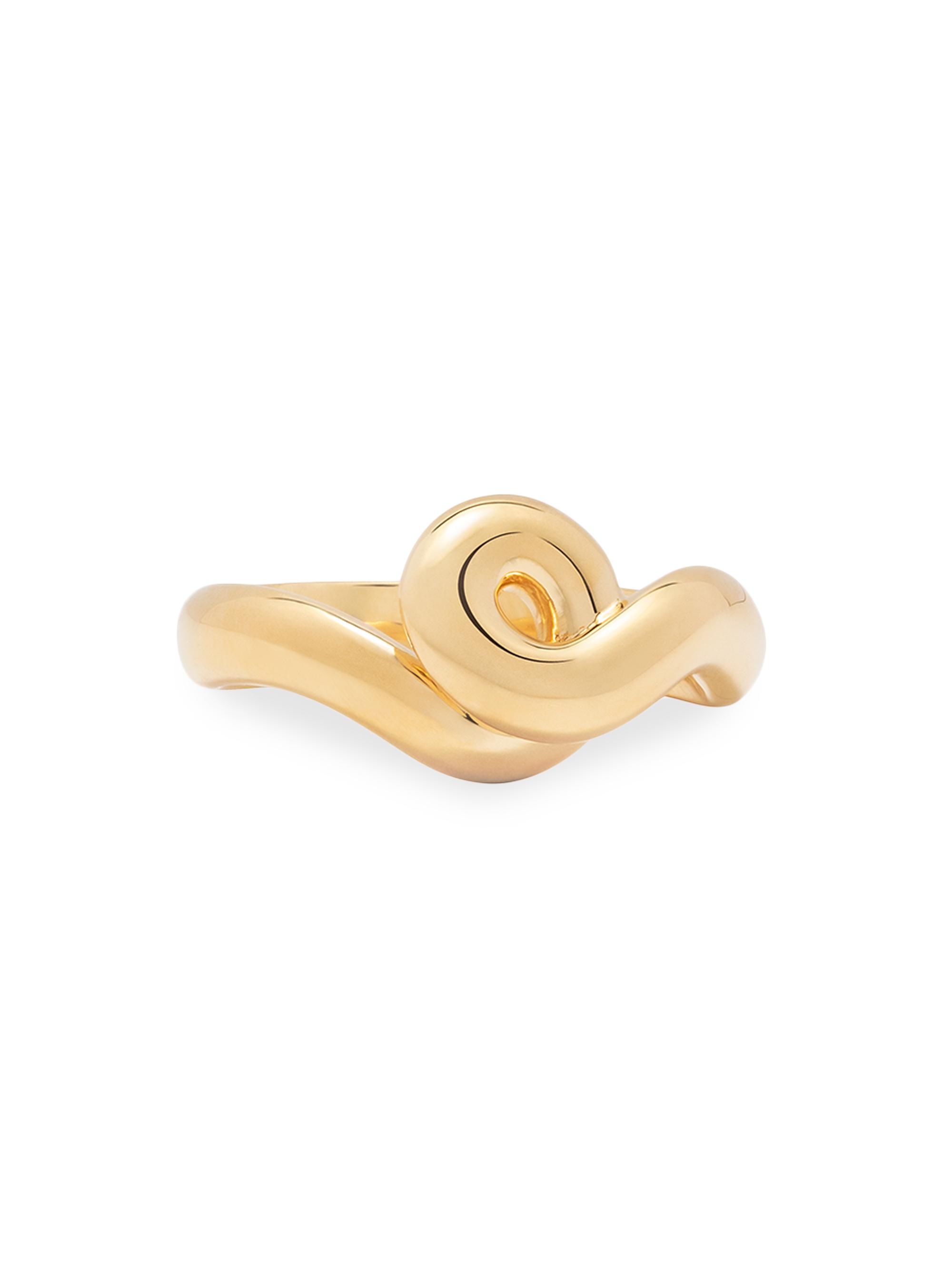 Bea Bongiasca Women's Chunky Wave Goldtone Ring - Yellow Gold