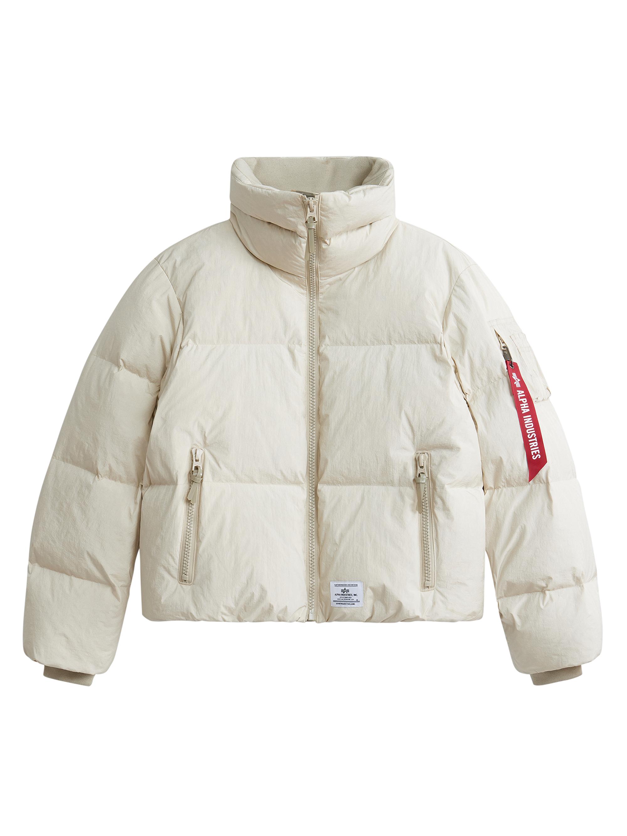 Alpha Industries Women's Sierra Short Down Puffer - Limestone
