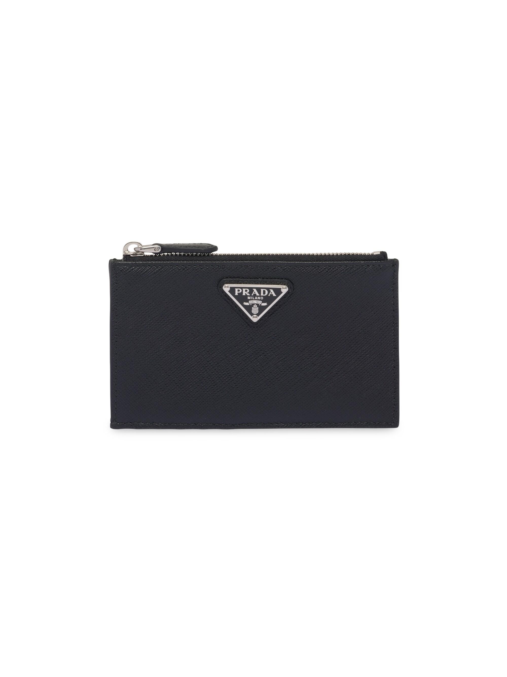 Prada Saffiano Keychain Card Case | Saks Fifth Avenue