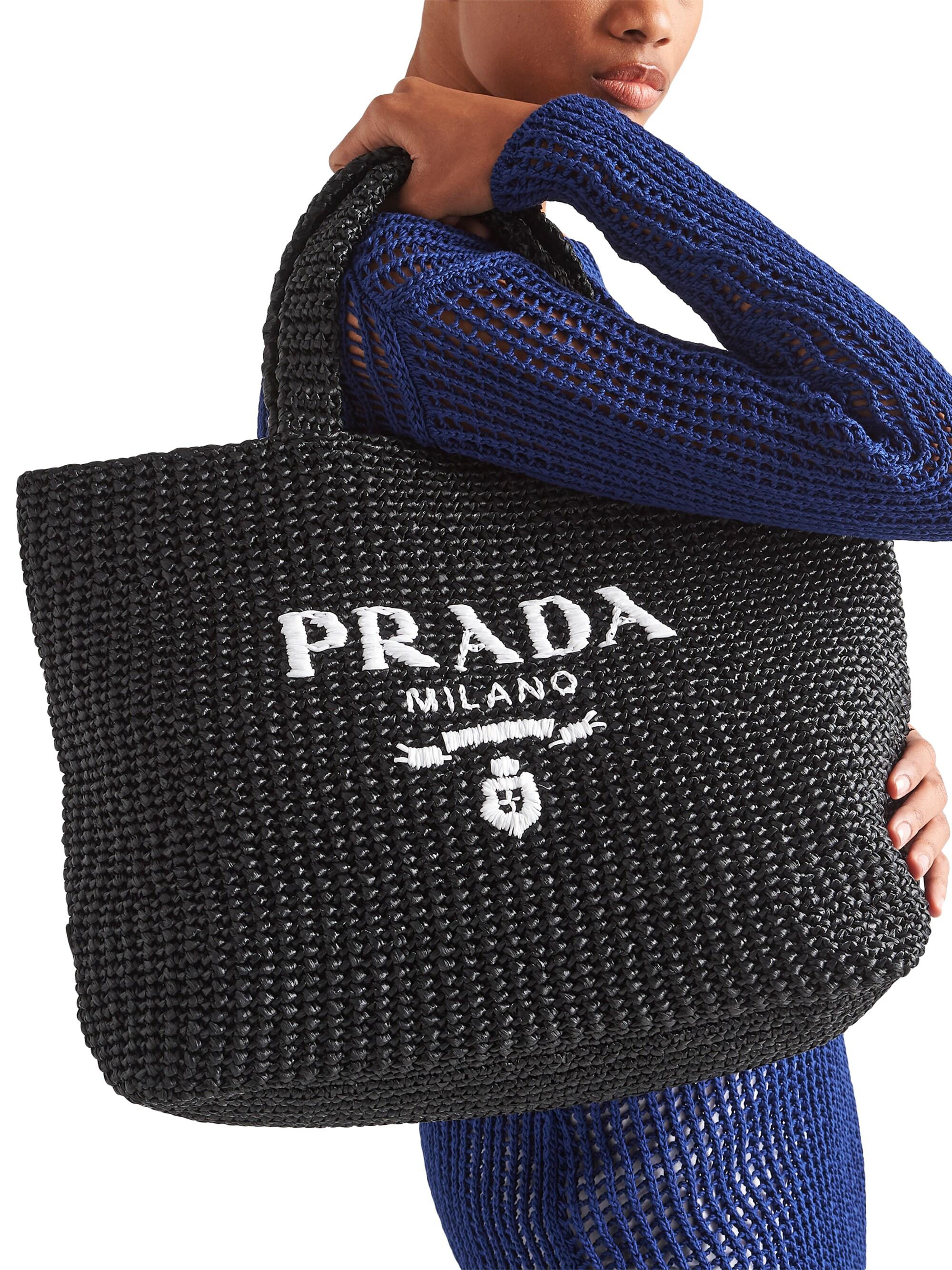 Prada Raffia Tote Bag | Saks Fifth Avenue