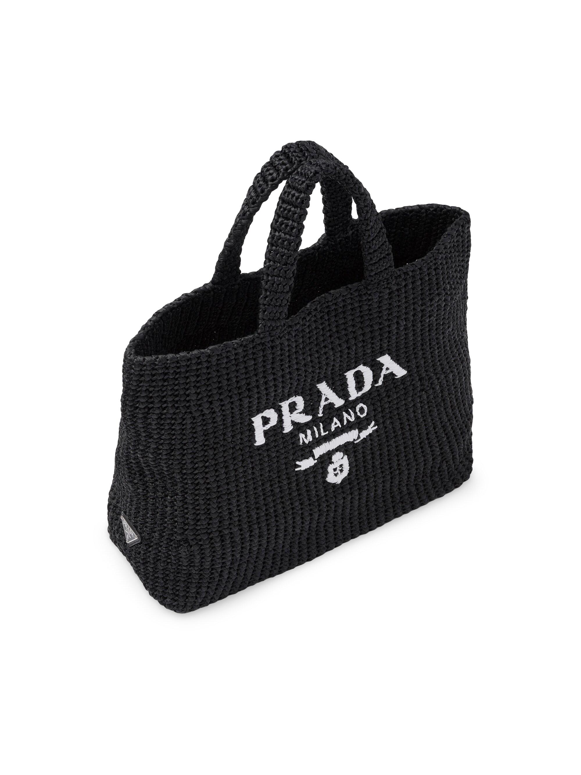 Prada Raffia Tote Bag | Saks Fifth Avenue