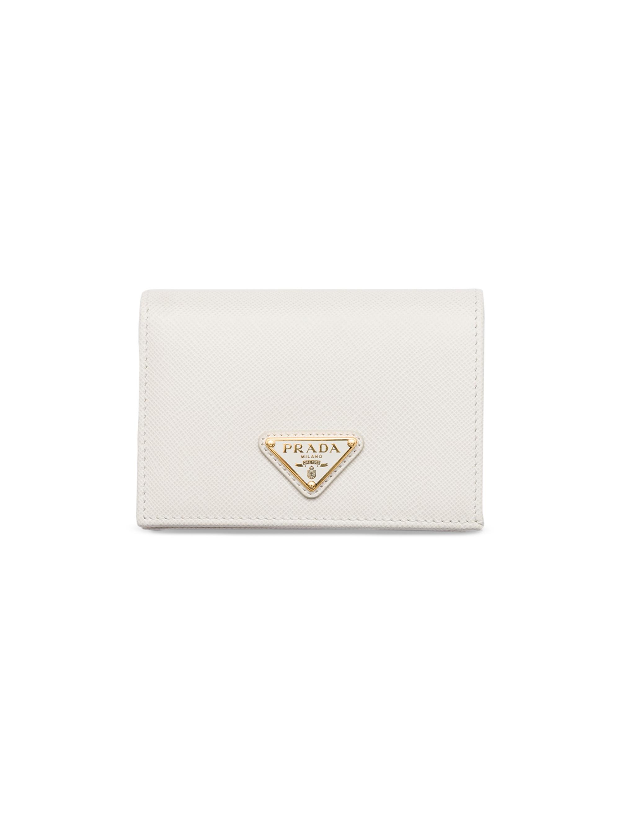Prada Women's  Saffiano Leather Wallet - Light Beige