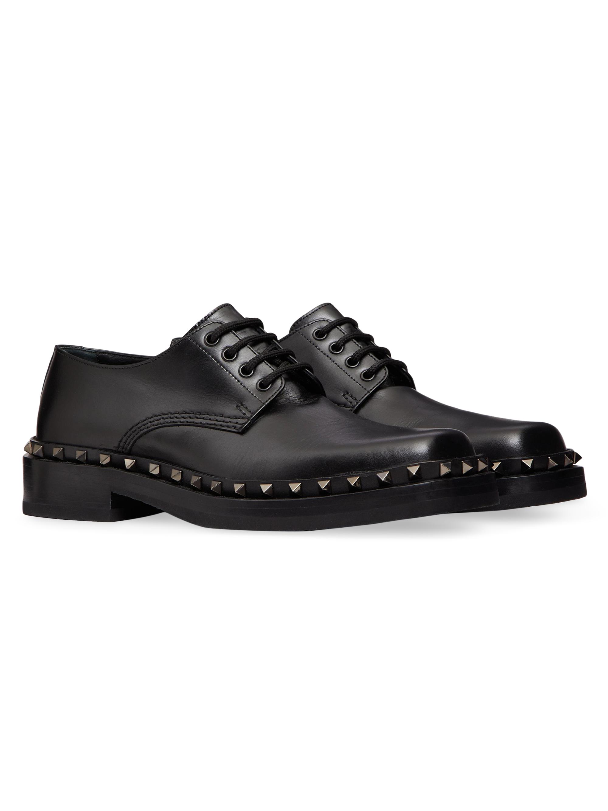 Valentino Garavani Derby Rockstud Dress Shoes | Saks Fifth