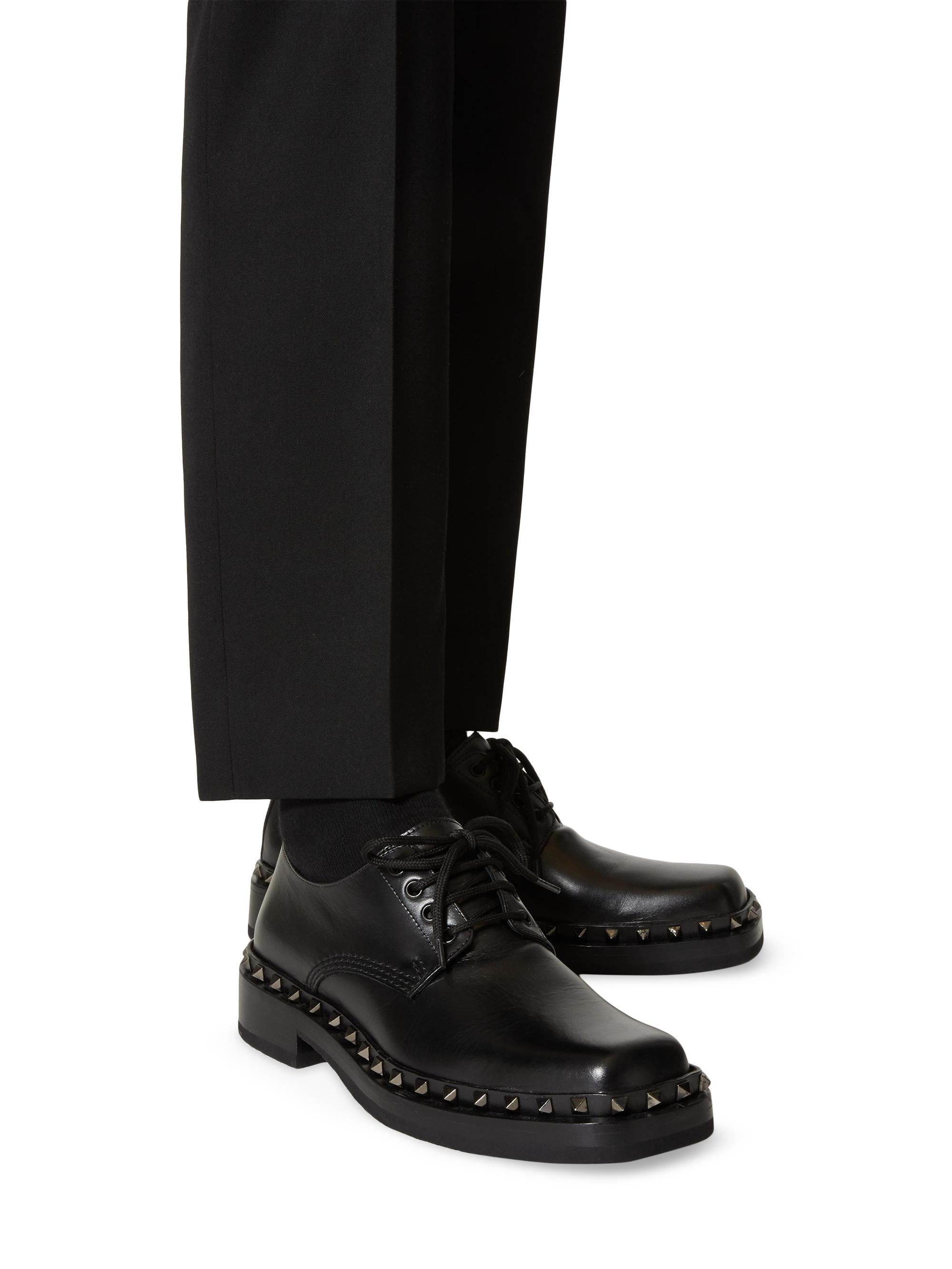 Valentino Garavani Derby Rockstud Dress Shoes | Saks Fifth Avenue