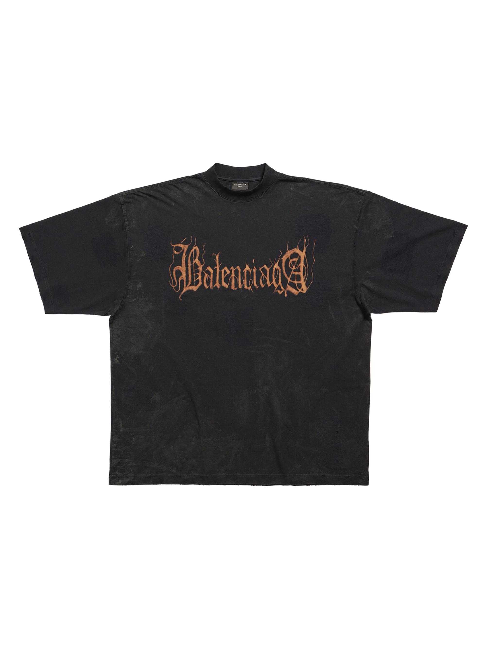 トップス balenciaga HEAVY L T-SHIRT Balenciaga Heavy Metal T-Shirt Large Fit | Saks Fifth Avenue