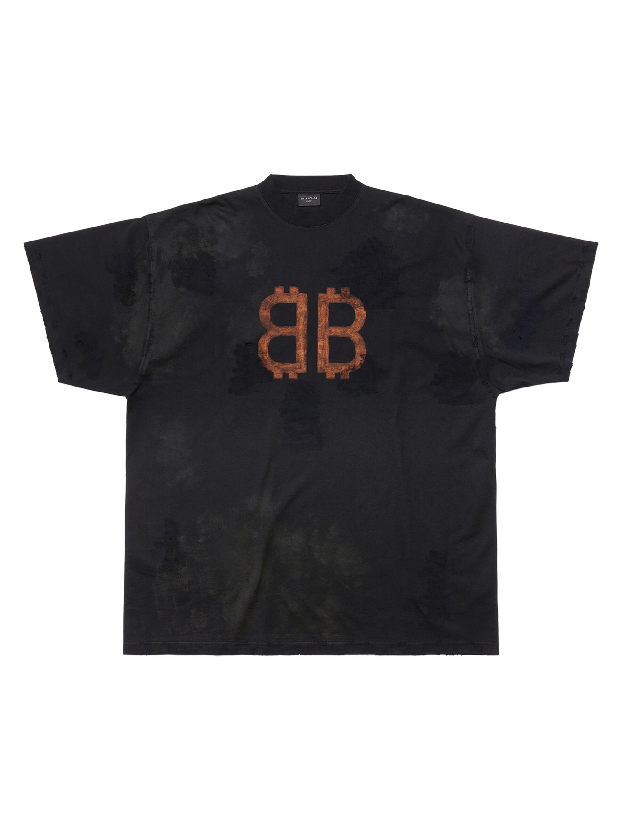 Balenciaga Crypto T-Shirt Oversized | Saks Fifth Avenue