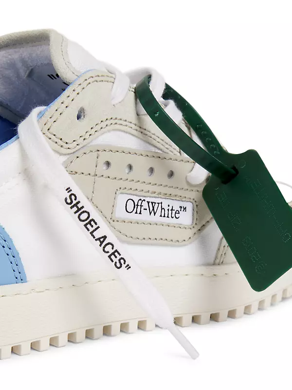 Shop Off-White 5.0 Off Court Leather Low-Top Sneakers | Saks Fifth 