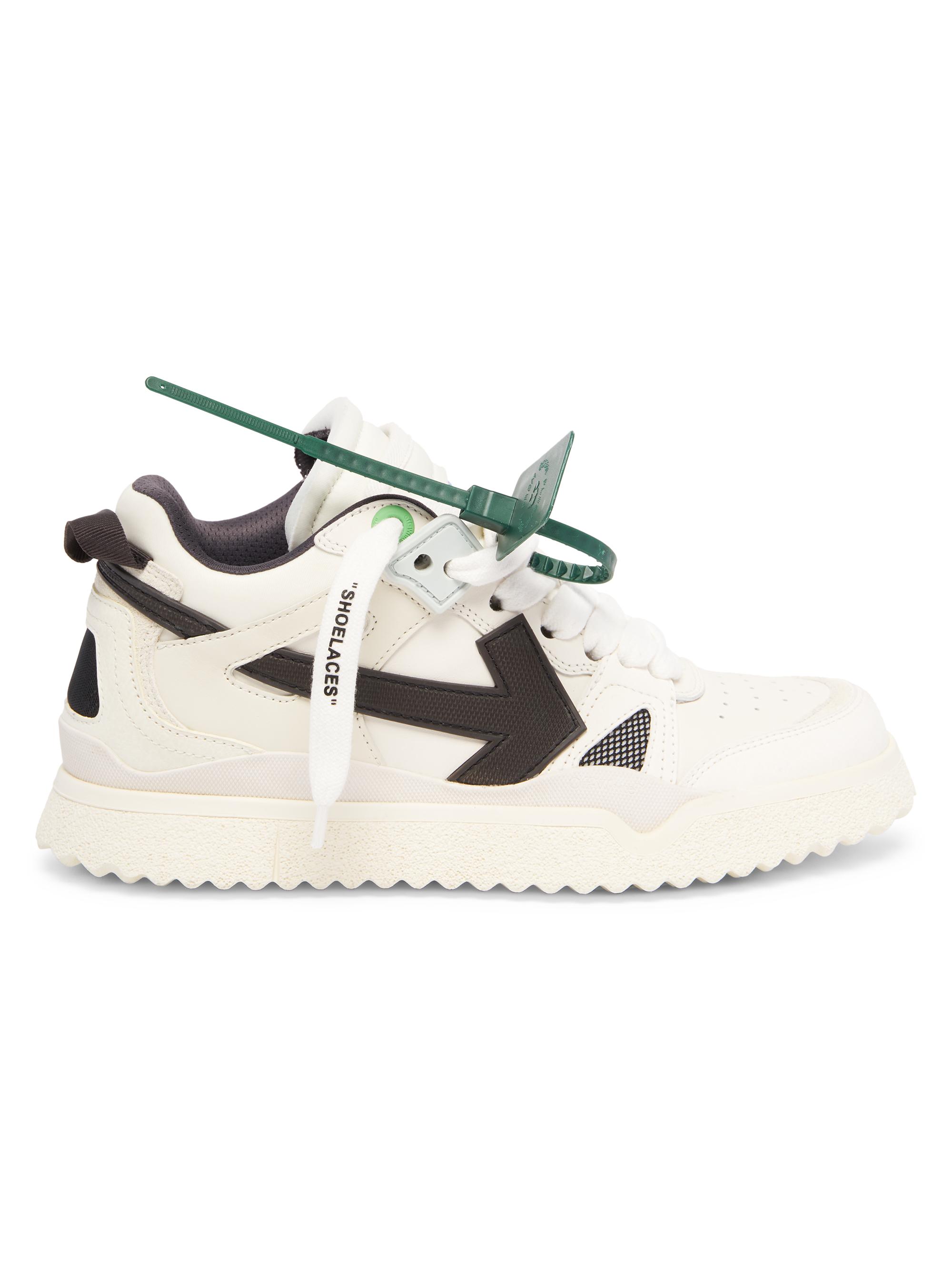 Off-White Sponge Leather Mid-Top Sneakers | Saks Fifth Avenue
