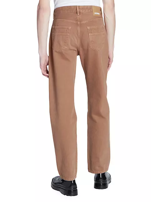 Pre-owned Monogram Workwear Denim Pants Brown