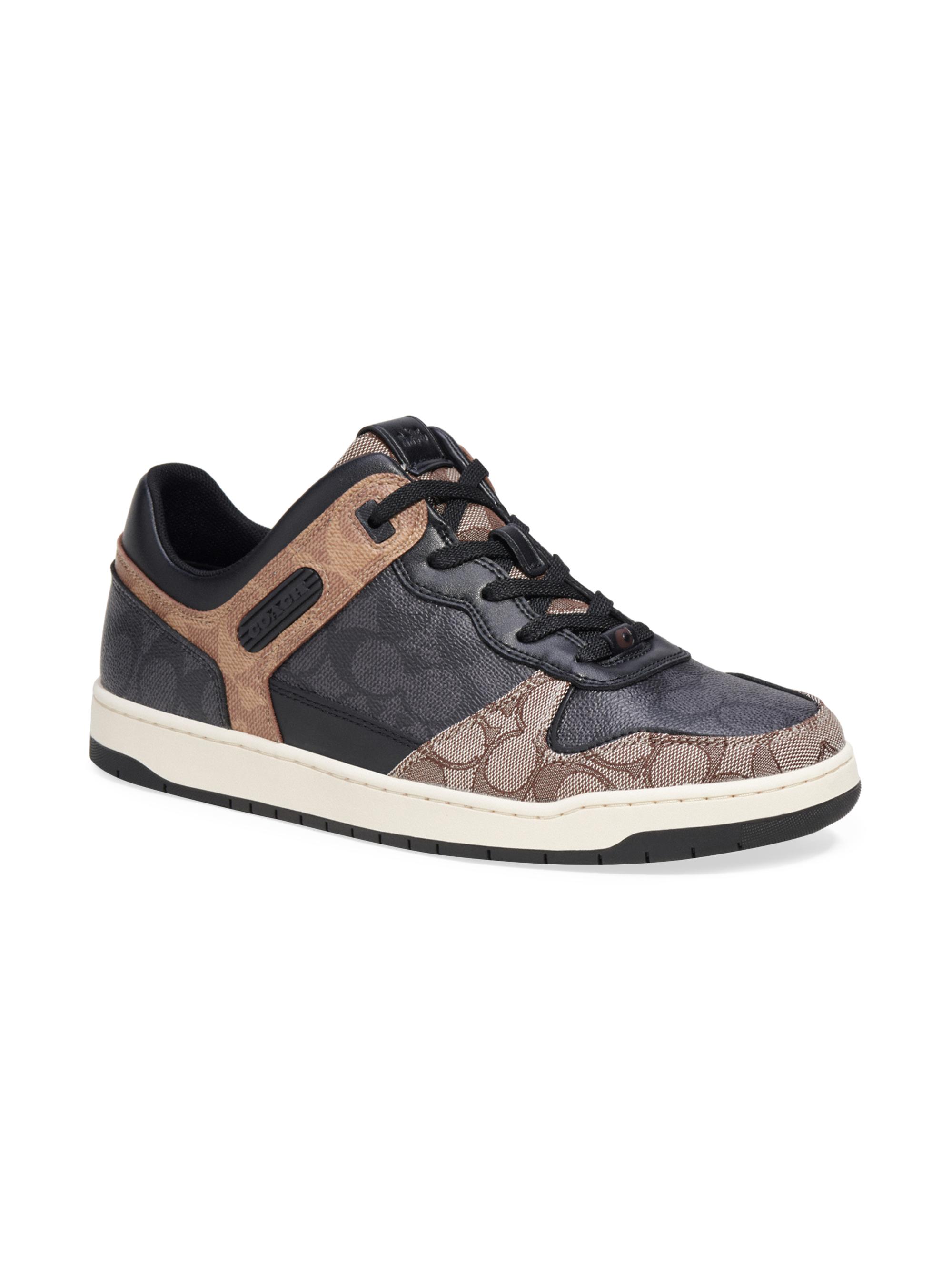 COACH C201 Monogram Coated Canvas Sneakers | Saks Fifth Avenue