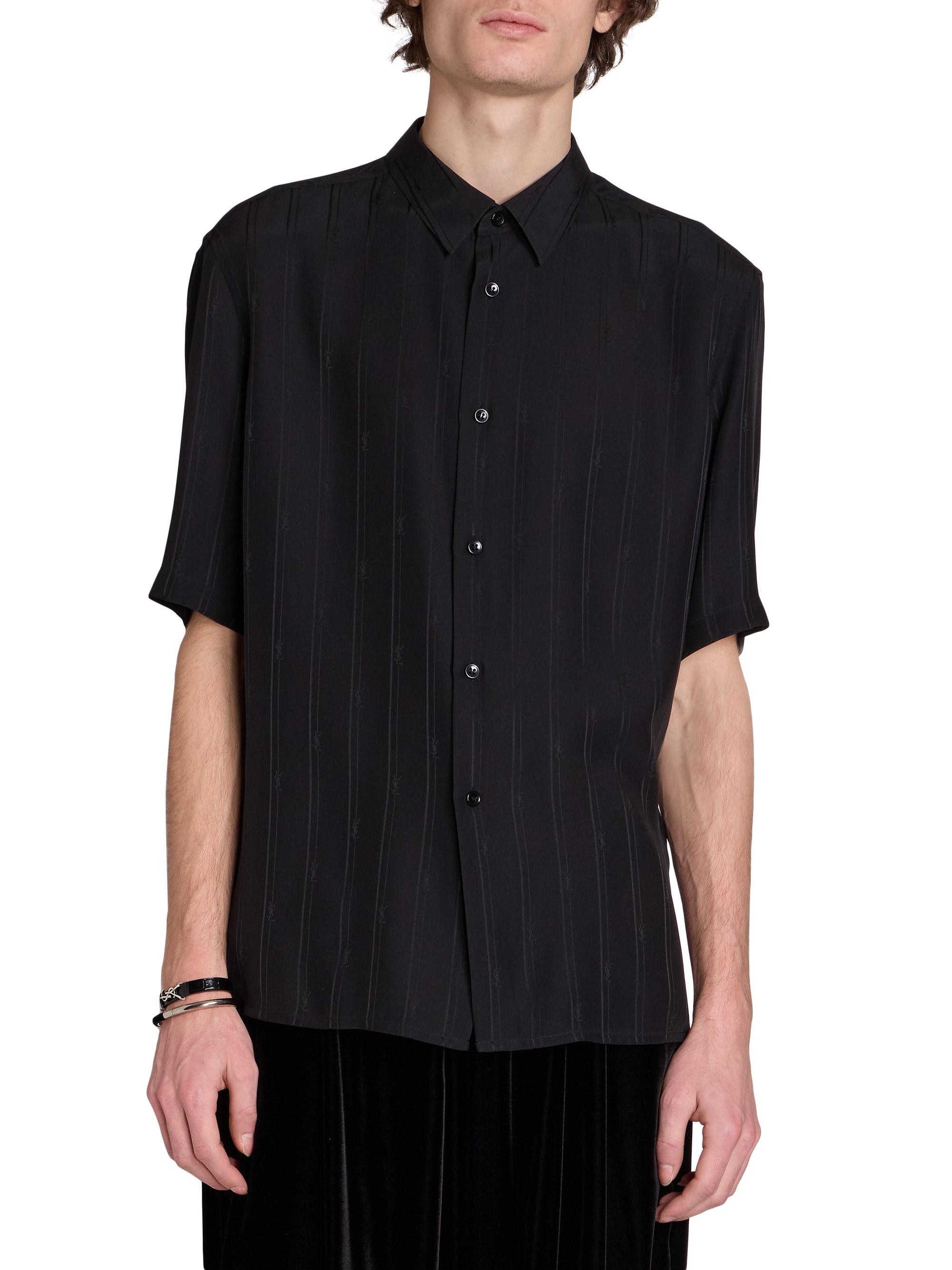 matte black dress shirt The Jacket Maker Mens Haven Matte Black Leather Shirt