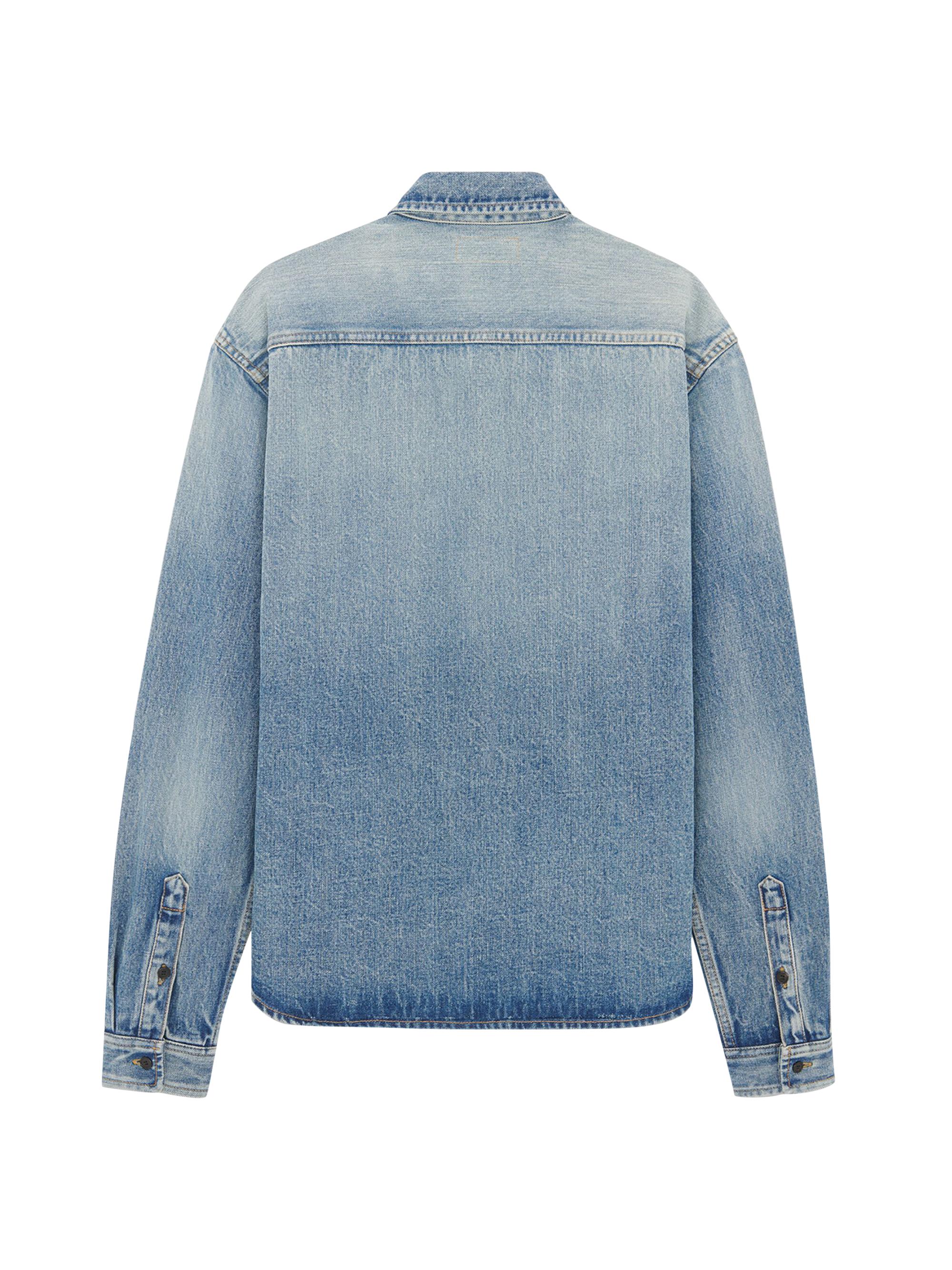 Saint Laurent Cassandre Shirt in Trouville Beach Denim | Saks