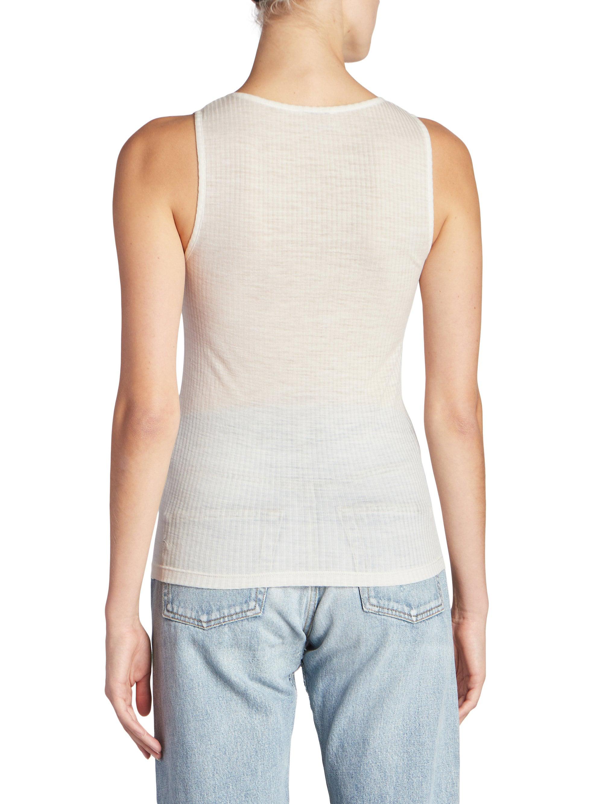 Saint Laurent Cassandre Tank Top | Saks Fifth Avenue