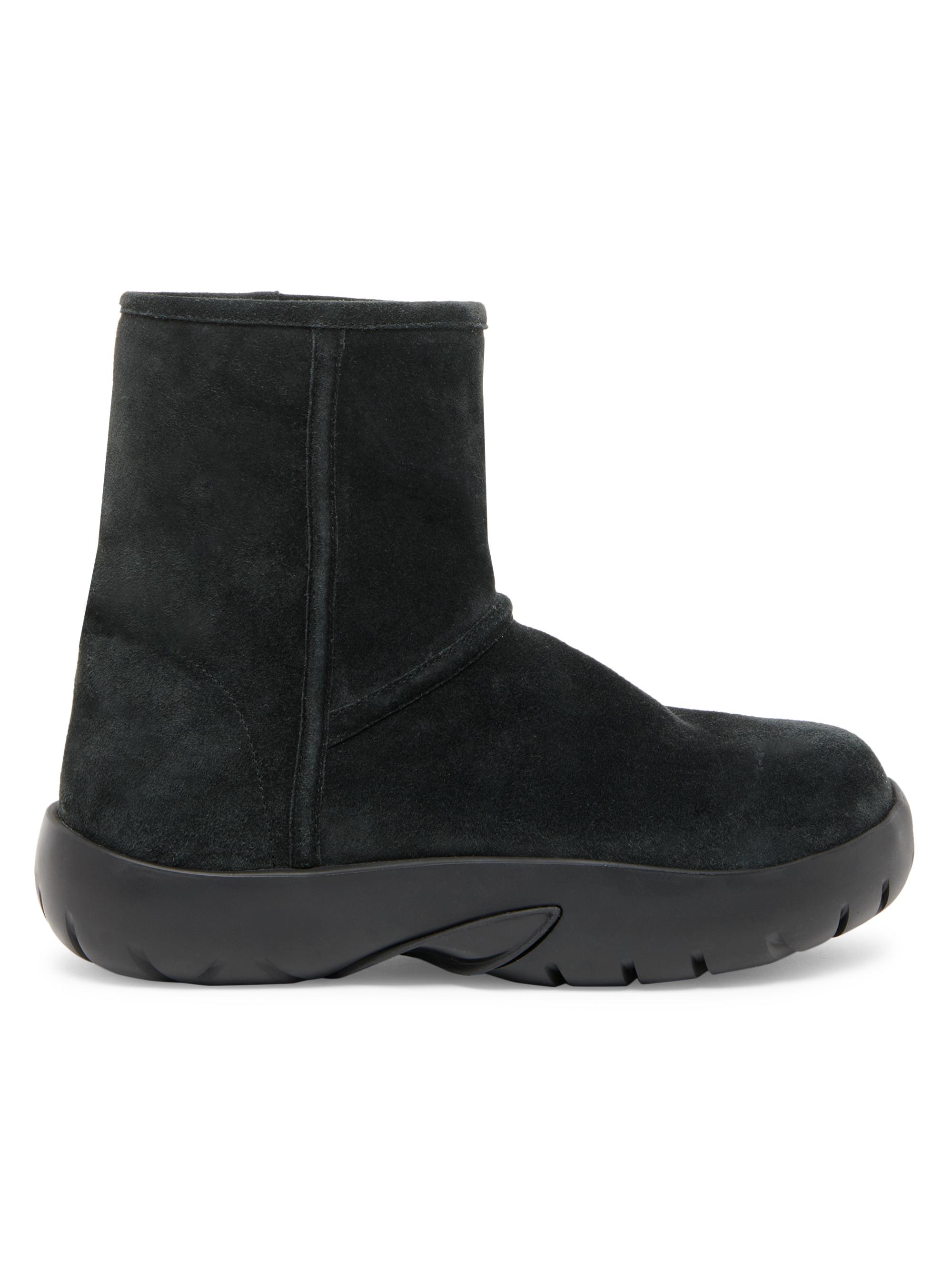 Bottega Veneta Snap Suede & Shearling Ankle Boots | Saks Fifth Avenue