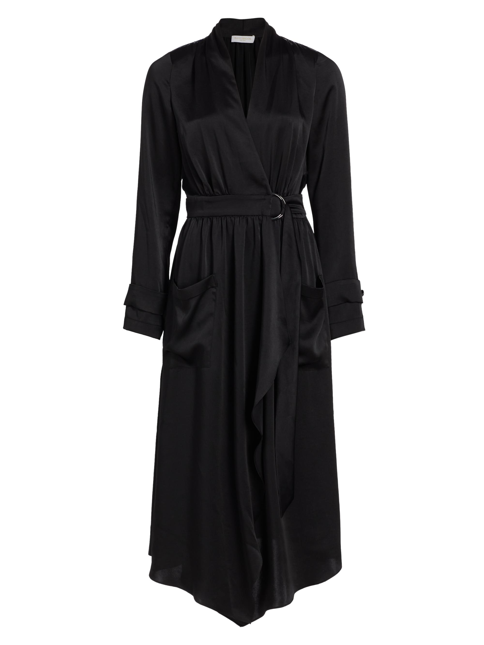 Ramy Brook Women's Hannah Belted Midi-Dress - Black