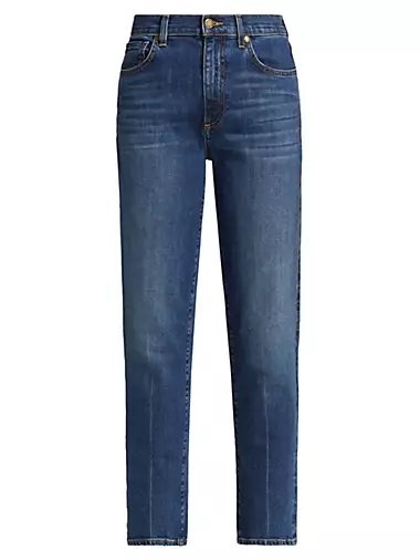 Brylie Crease-Front Jeans