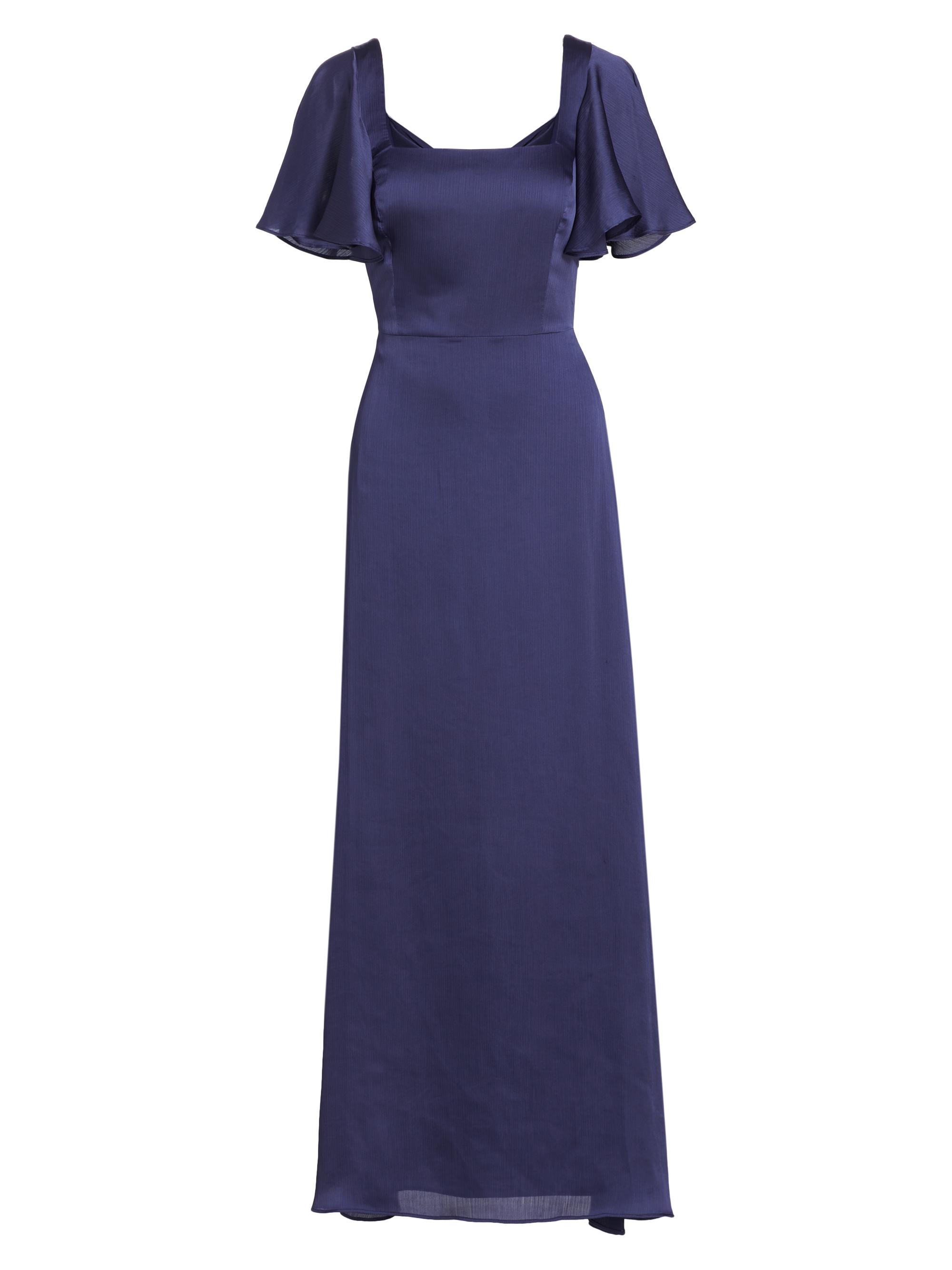 Sachin & Babi Women's Aurora Satin A-Line Gown - Deep Cobalt