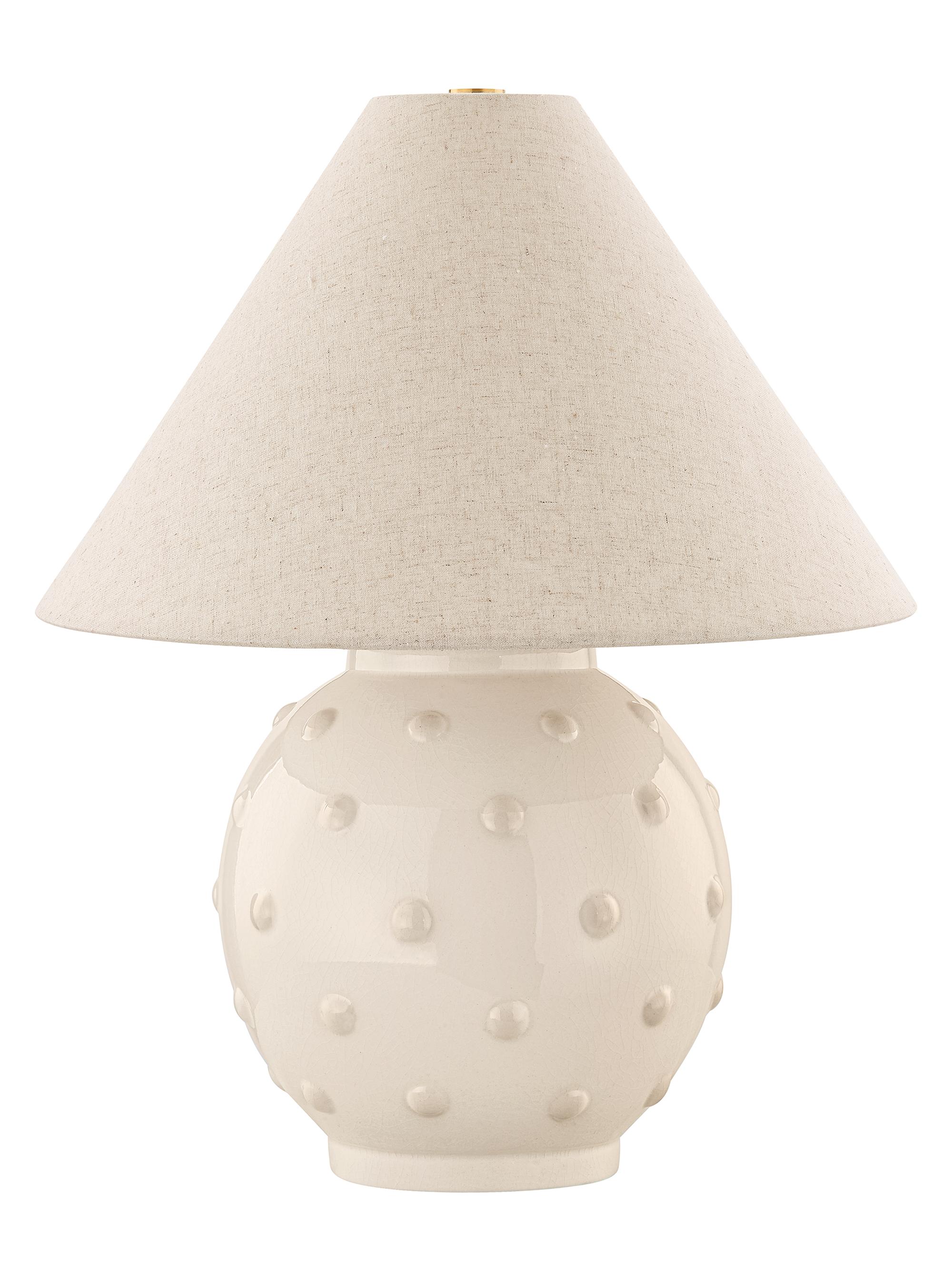 Mitzi Annabelle Table Lamp - Aged Brass Frame Natural Shade