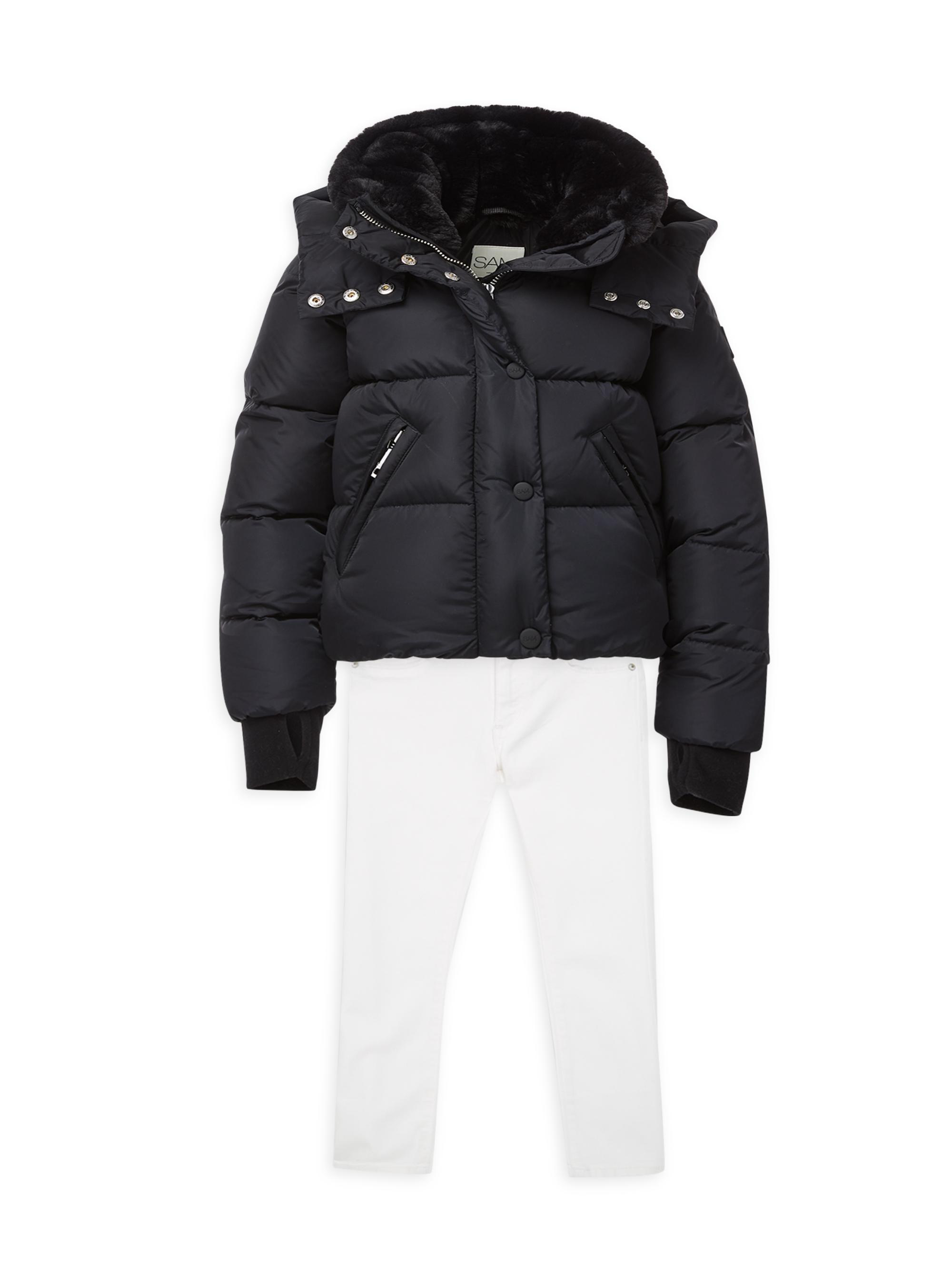 SAM. Little Girl's & Girl's Lara Puffer Jacket | Saks Fifth Avenue