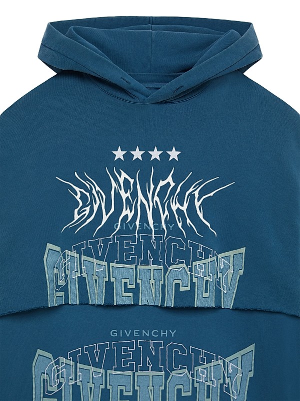Shop Givenchy Double Layered Hoodie In Felpa | Saks Fifth Avenue Shop Givenchy Double Layered Hoodie In Felpa | Saks Fifth Avenue