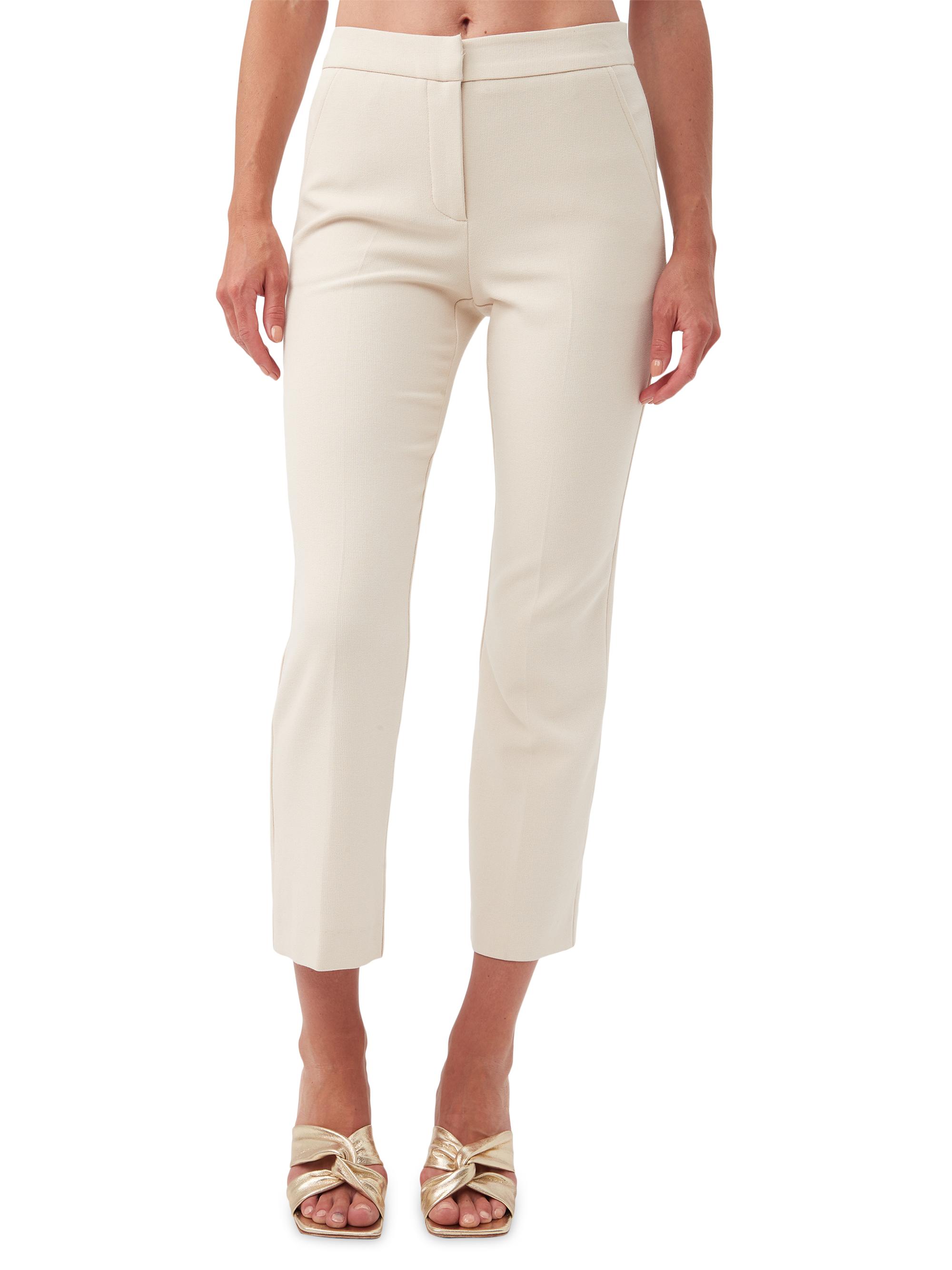 Trina Turk Women's Highland Park Straight-Leg Pants - Cream