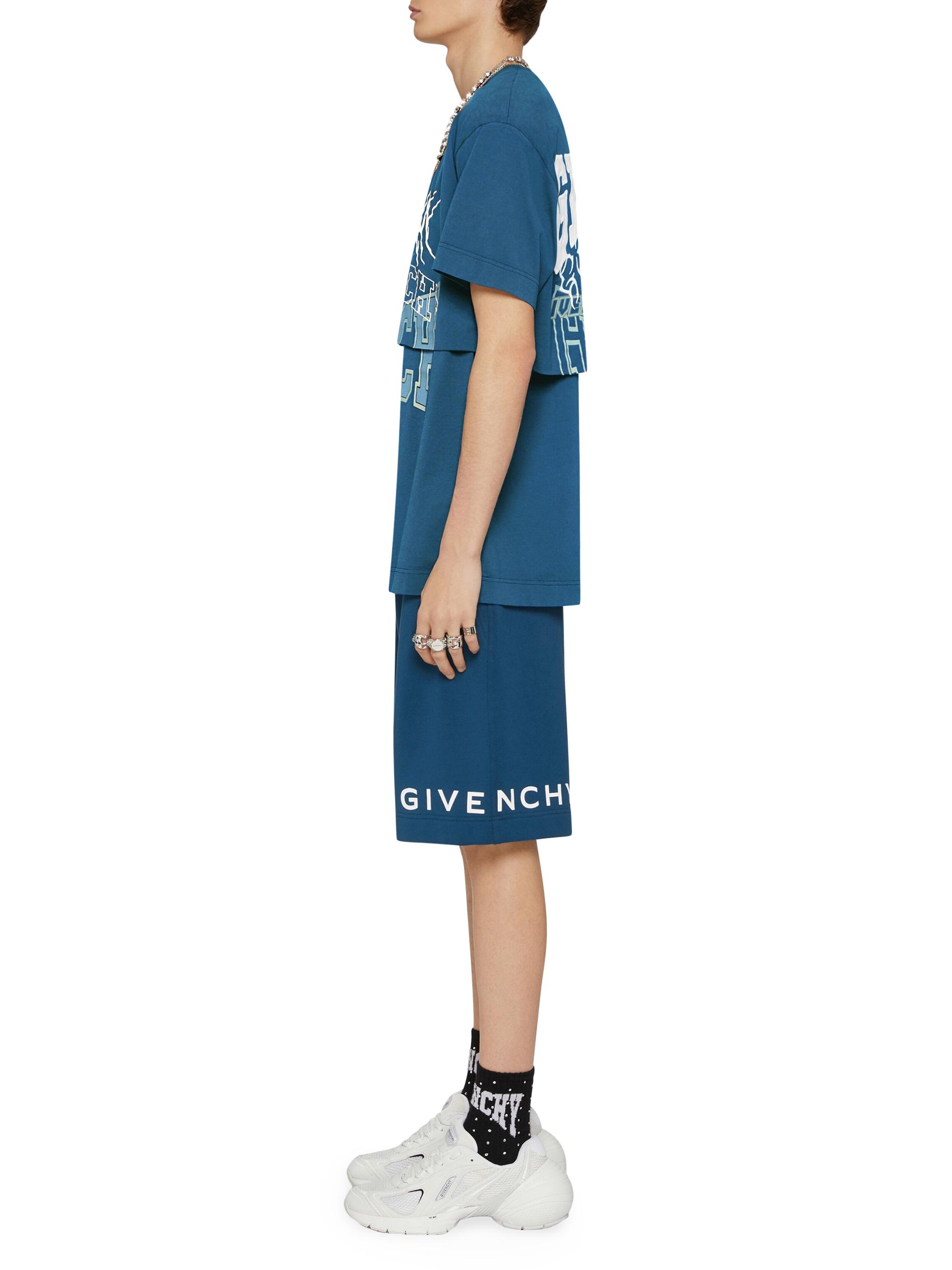 Givenchy Double Layered T-Shirt In Jersey With Logo | Saks Fifth
