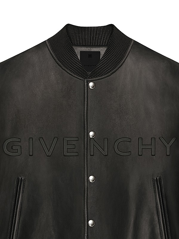 Shop Givenchy Varsity Jacket In Leather | Saks Fifth Avenue Shop Givenchy Varsity Jacket In Leather | Saks Fifth Avenue