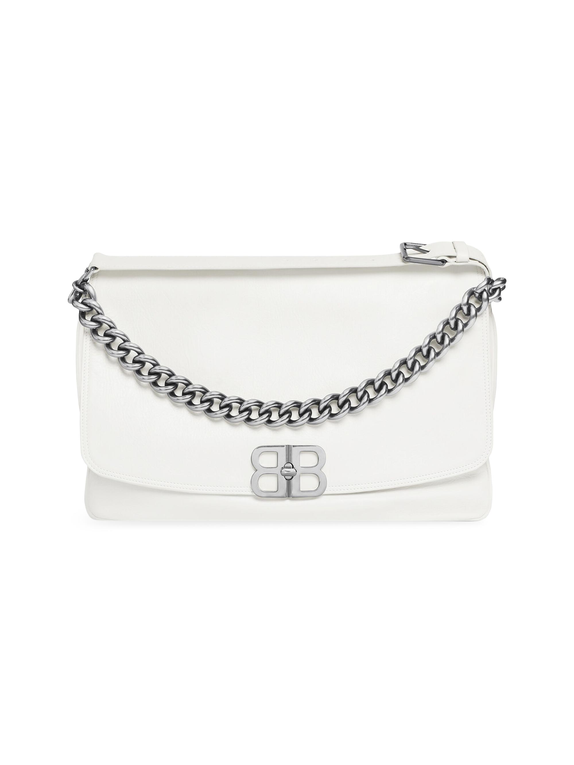 Balenciaga Women's BB Soft  Flap Bag - Optic White