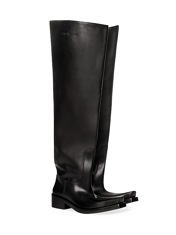Shop Balenciaga Santiago Over-the-knee Boots | Saks Fifth Avenue Shop Balenciaga Santiago Over-the-knee Boots | Saks Fifth Avenue