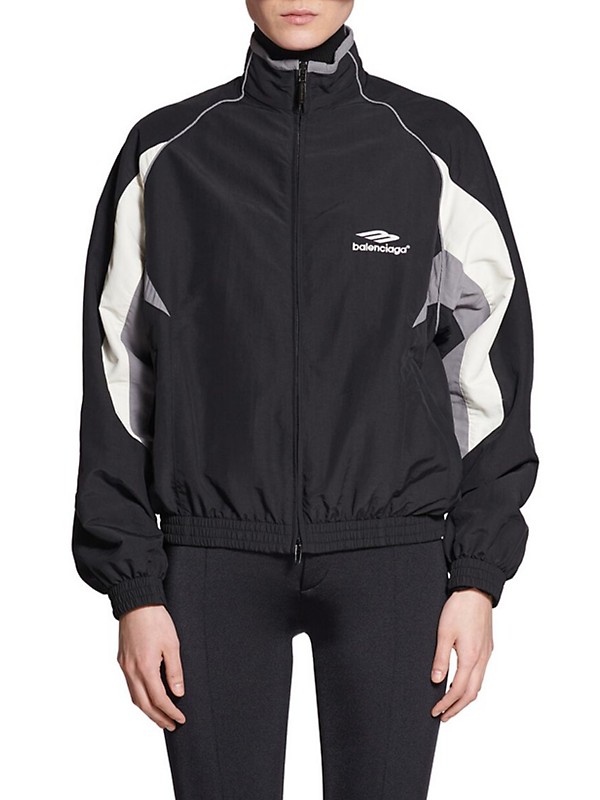 Shop Balenciaga 3B Sports Icon Regular Tracksuit Jacket Shop Balenciaga 3B Sports Icon Regular Tracksuit Jacket