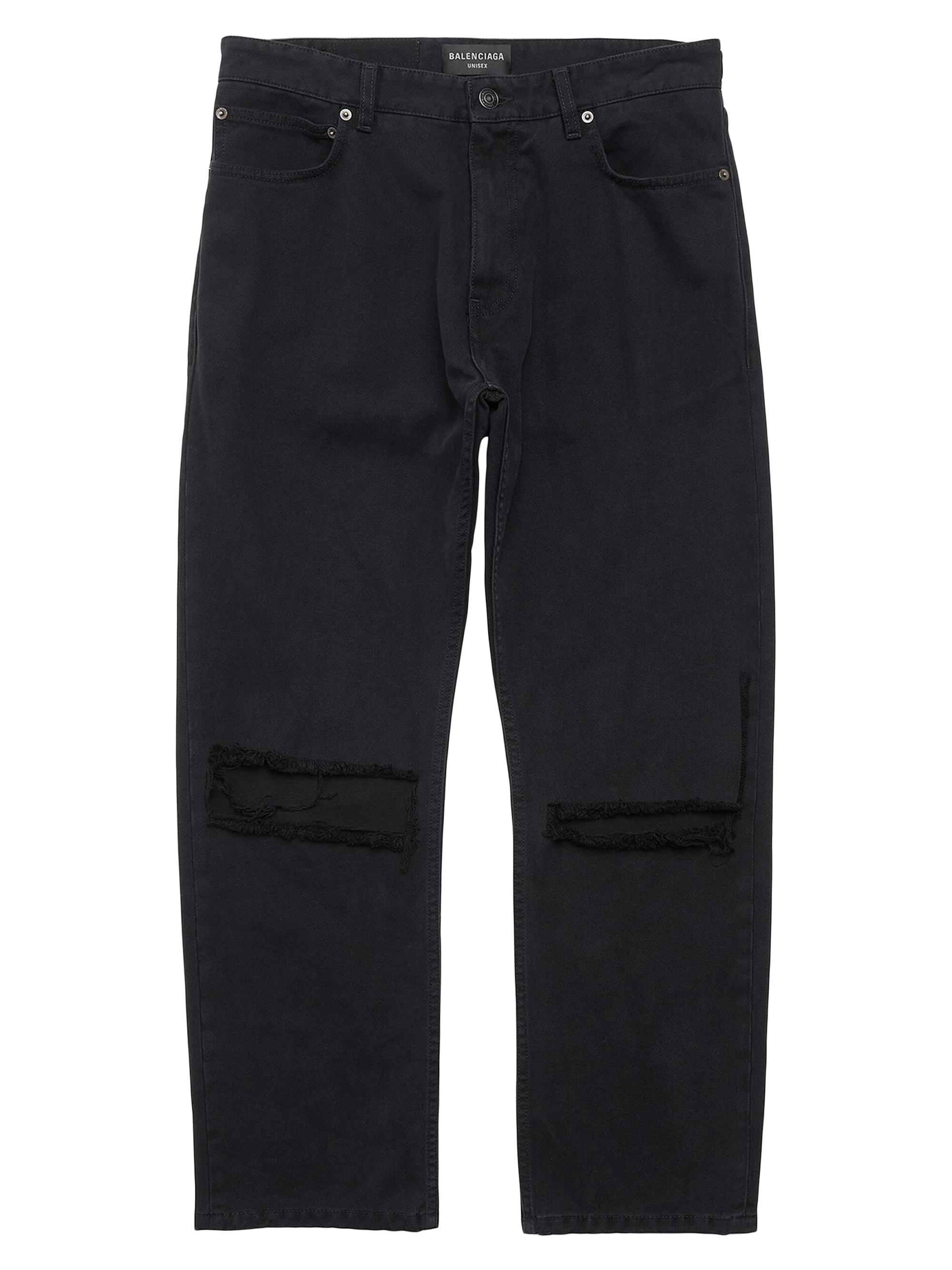 Balenciaga Loose Fit Buckle Jeans | Saks Fifth Avenue