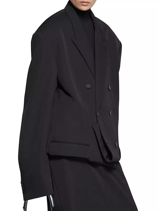 Shop Balenciaga Folded Tailored Jacket | Saks Fifth Avenue