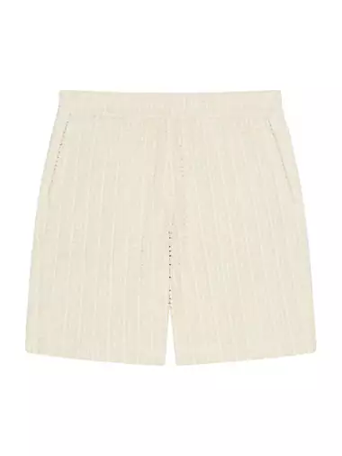 Bermuda Shorts in 4G Towelling Cotton Jacquard