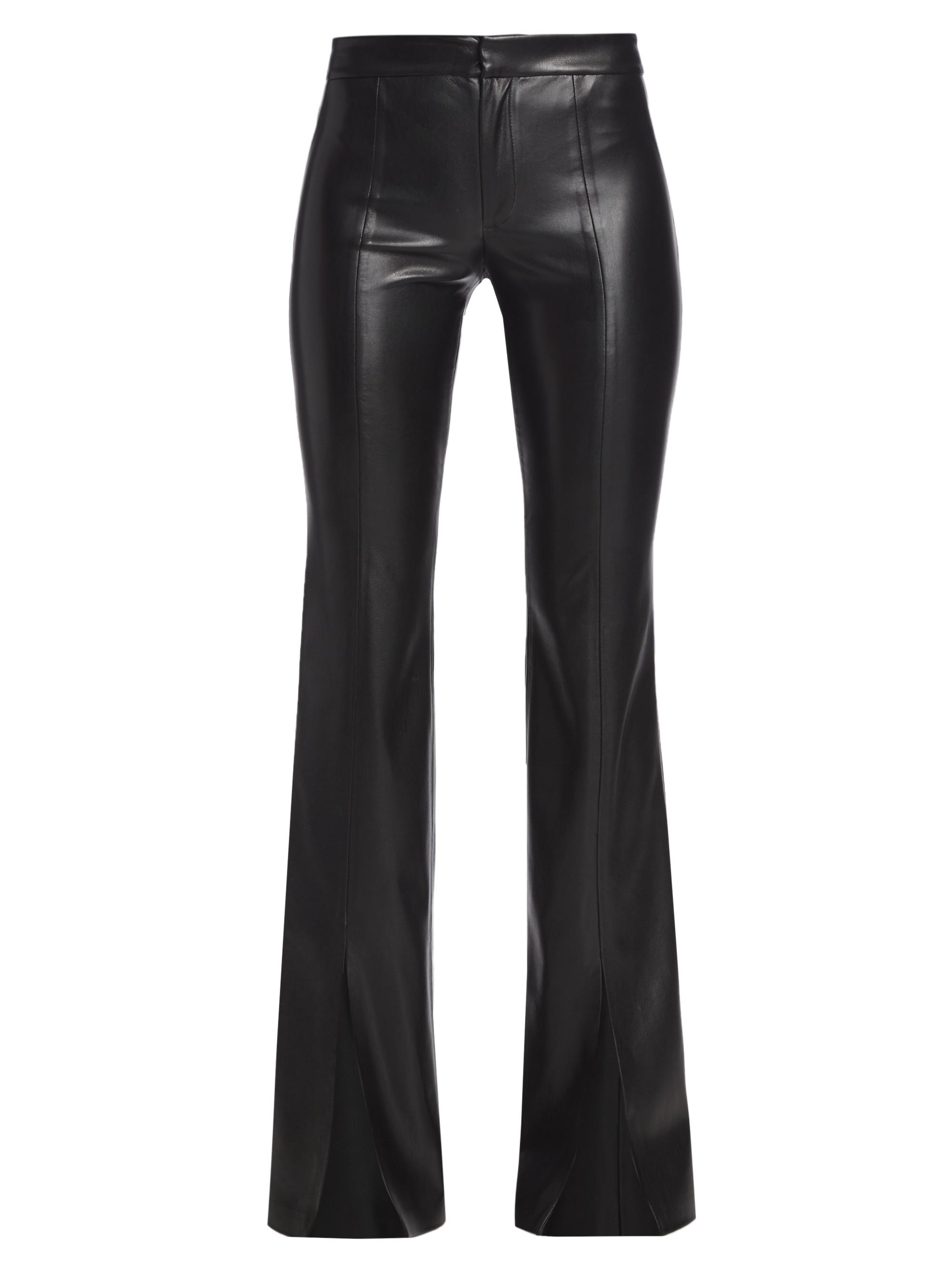 ALICE + OLIVIA Walker Vegan Leather Split-Hem Pants | Saks Fifth