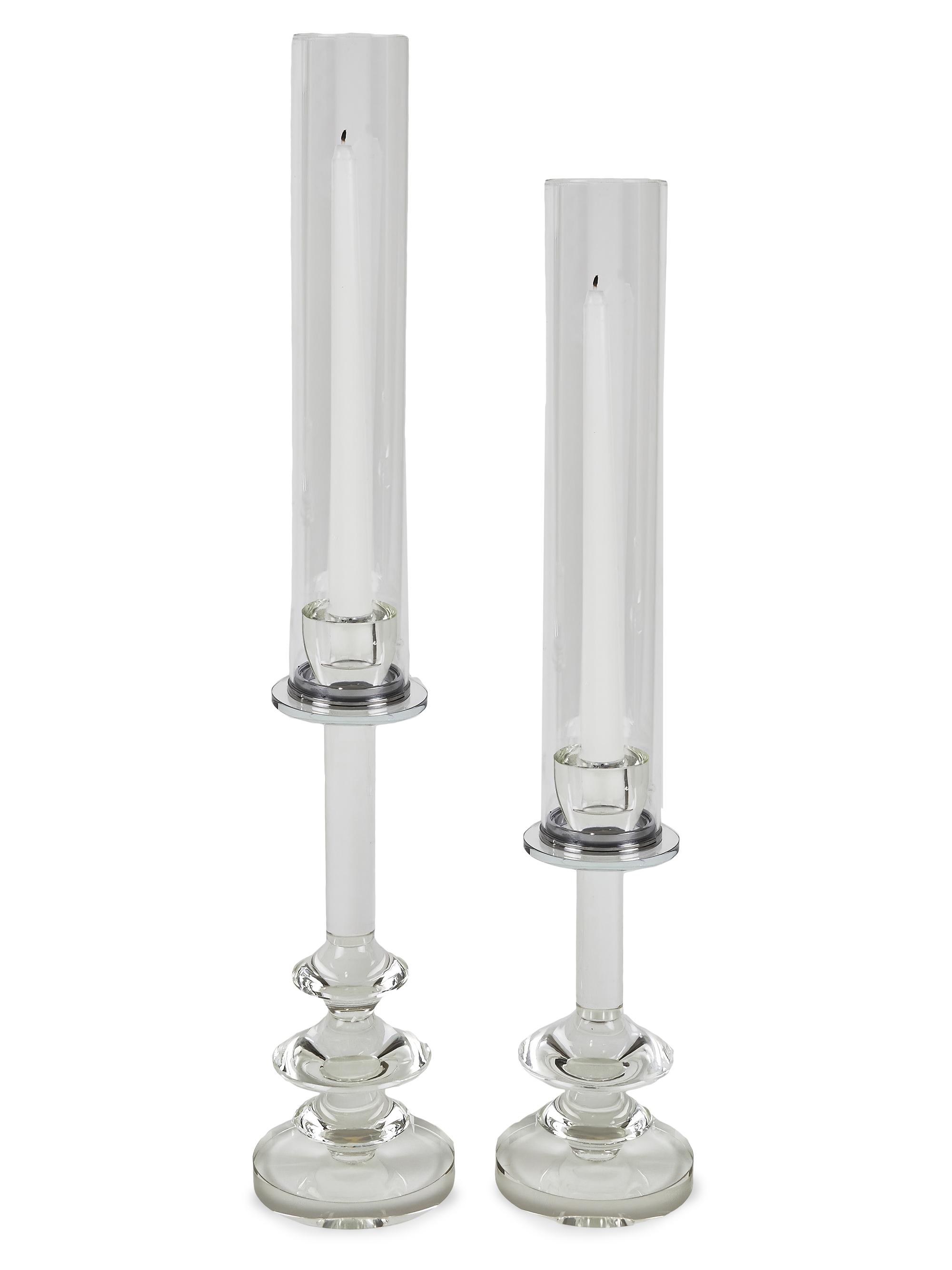 Tizo Crystal Shade Candle Holder - Clear Small