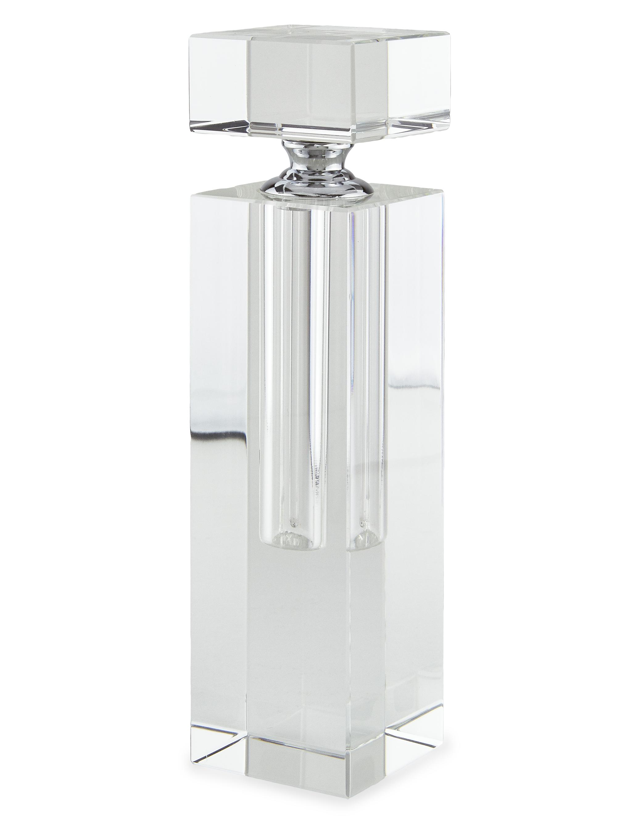 Tizo Crystal Rectangular Perfume Bottle - Clear