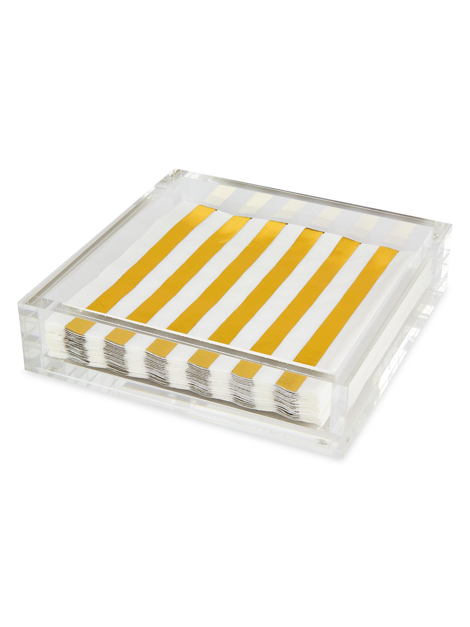 Lucite Luncheon Napkin Tray
