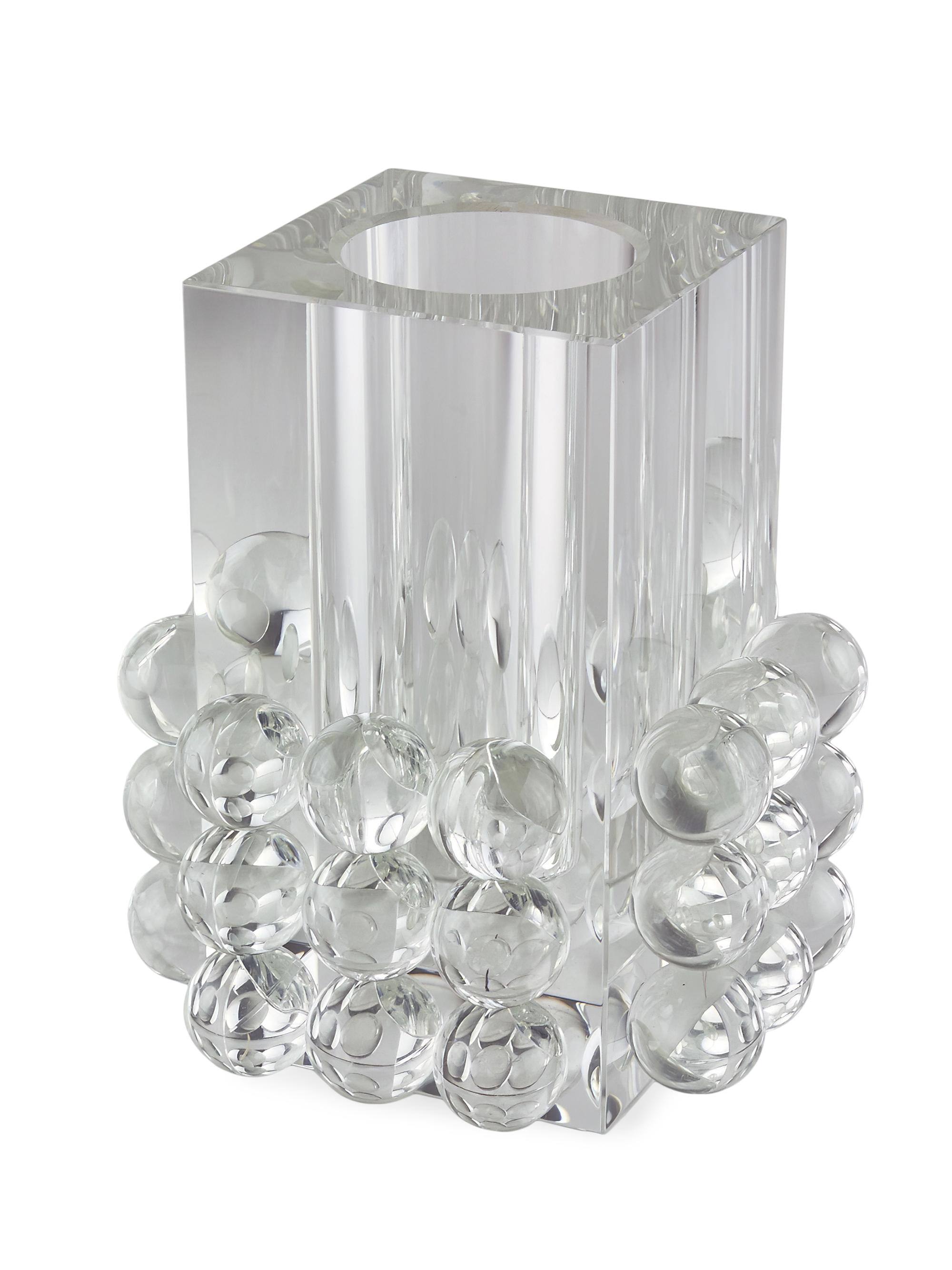 Tizo Crystal Bubble Vase - Clear