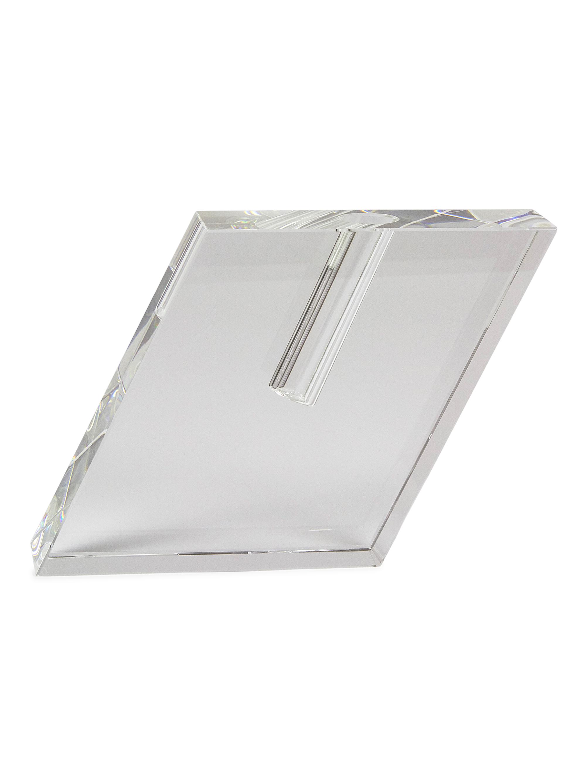 Tizo Angeled Crystal Vase - Clear Large