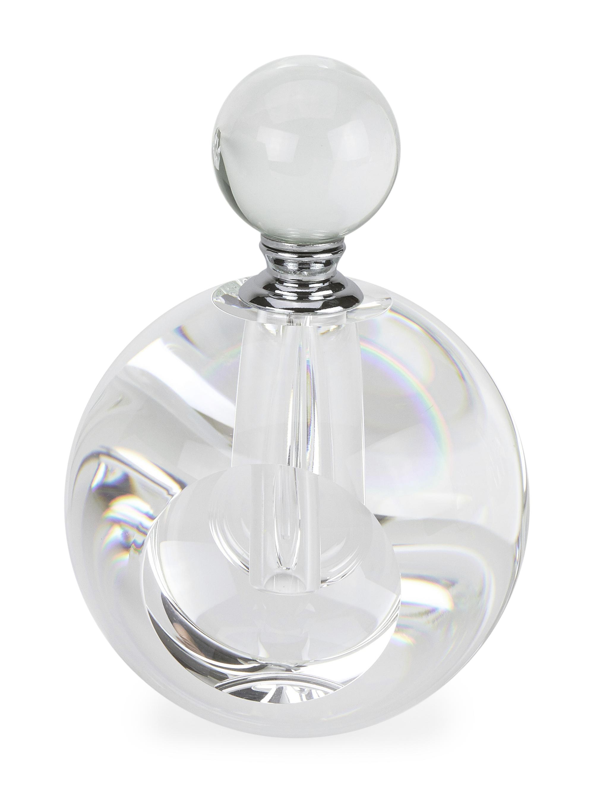 Tizo Round Crystal Perfume Bottle - Clear