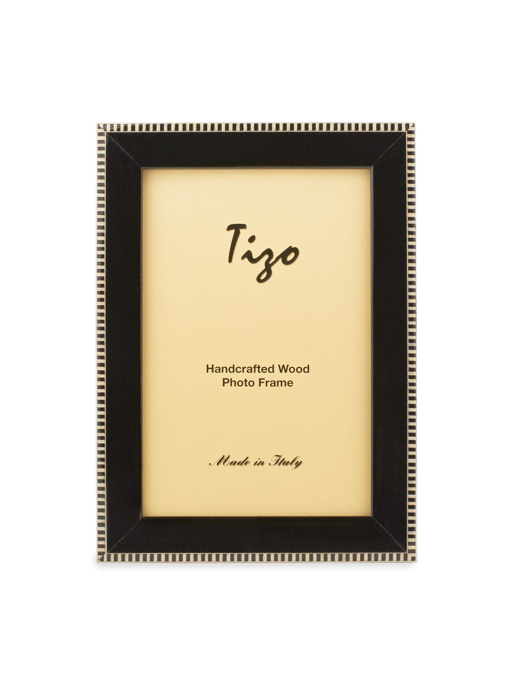 Tizo Inlaid Wood Checkered Frame | Saks Fifth Avenue