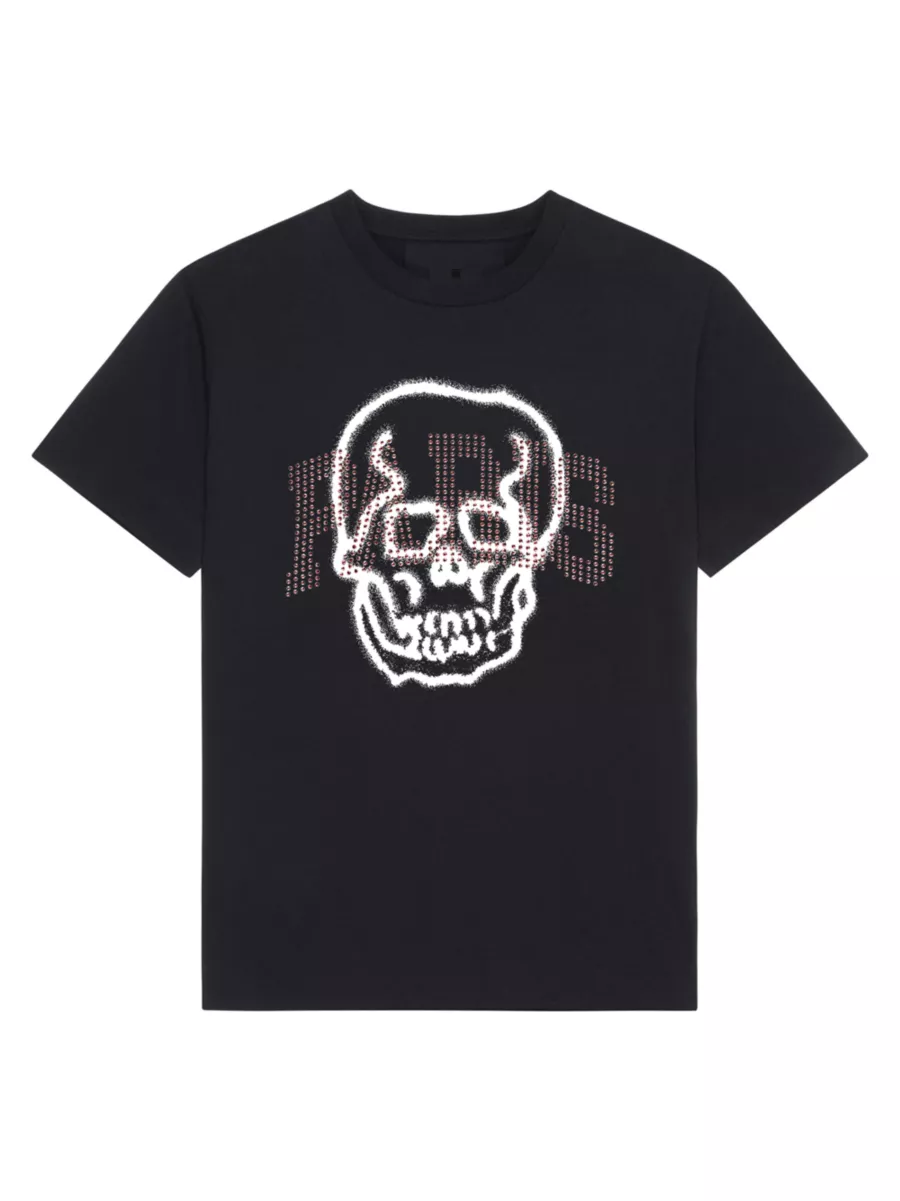 Shop Givenchy Skull Oversized T-Shirt in Cotton and Shop Givenchy Skull Oversized T-Shirt in Cotton and