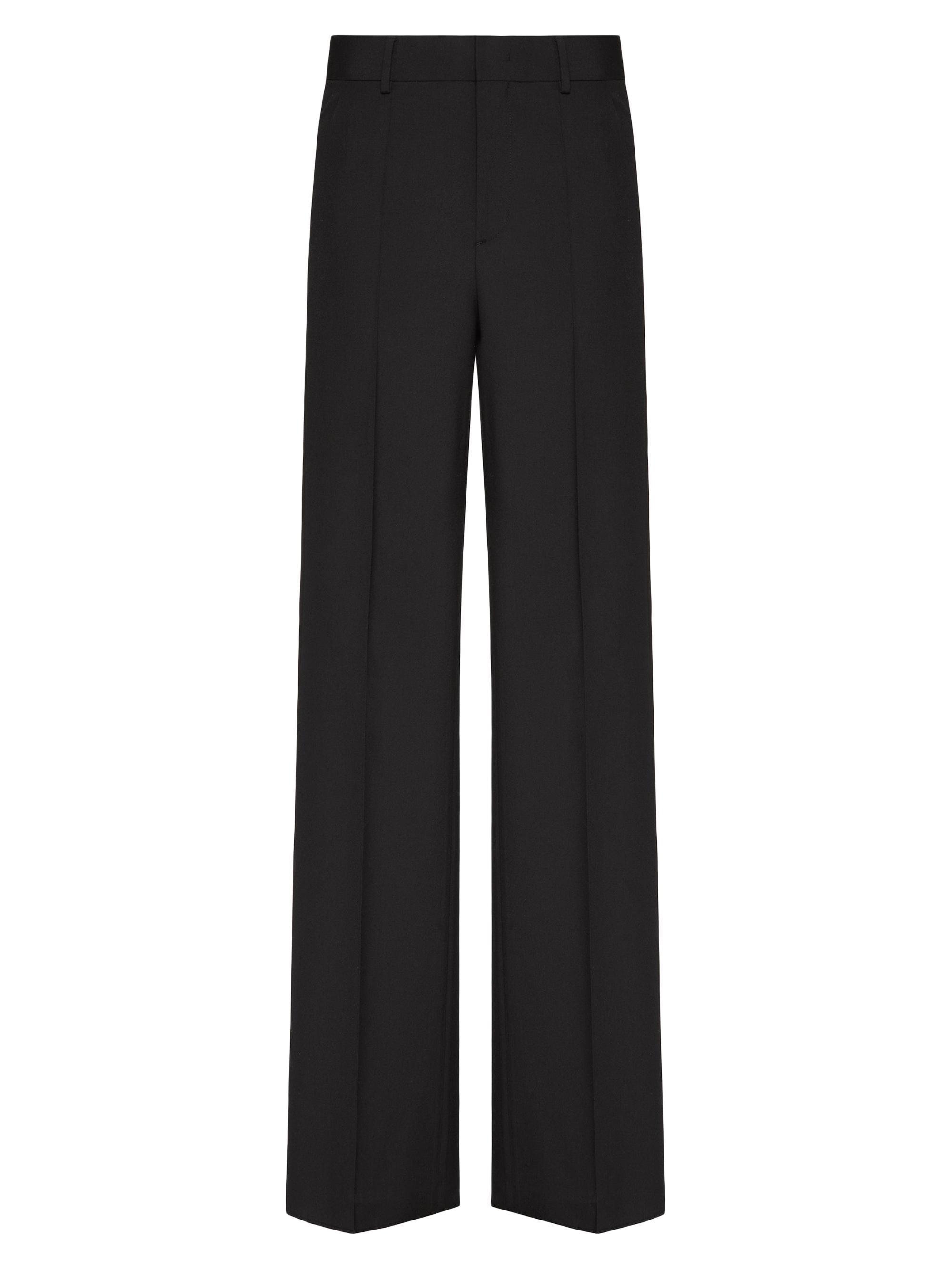 Valentino Garavani Men's Wool Pants - Black